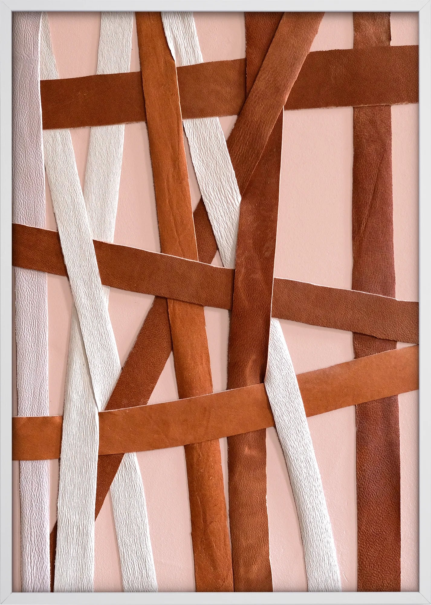 Woven Earth by Dragica Buco — white framed art print