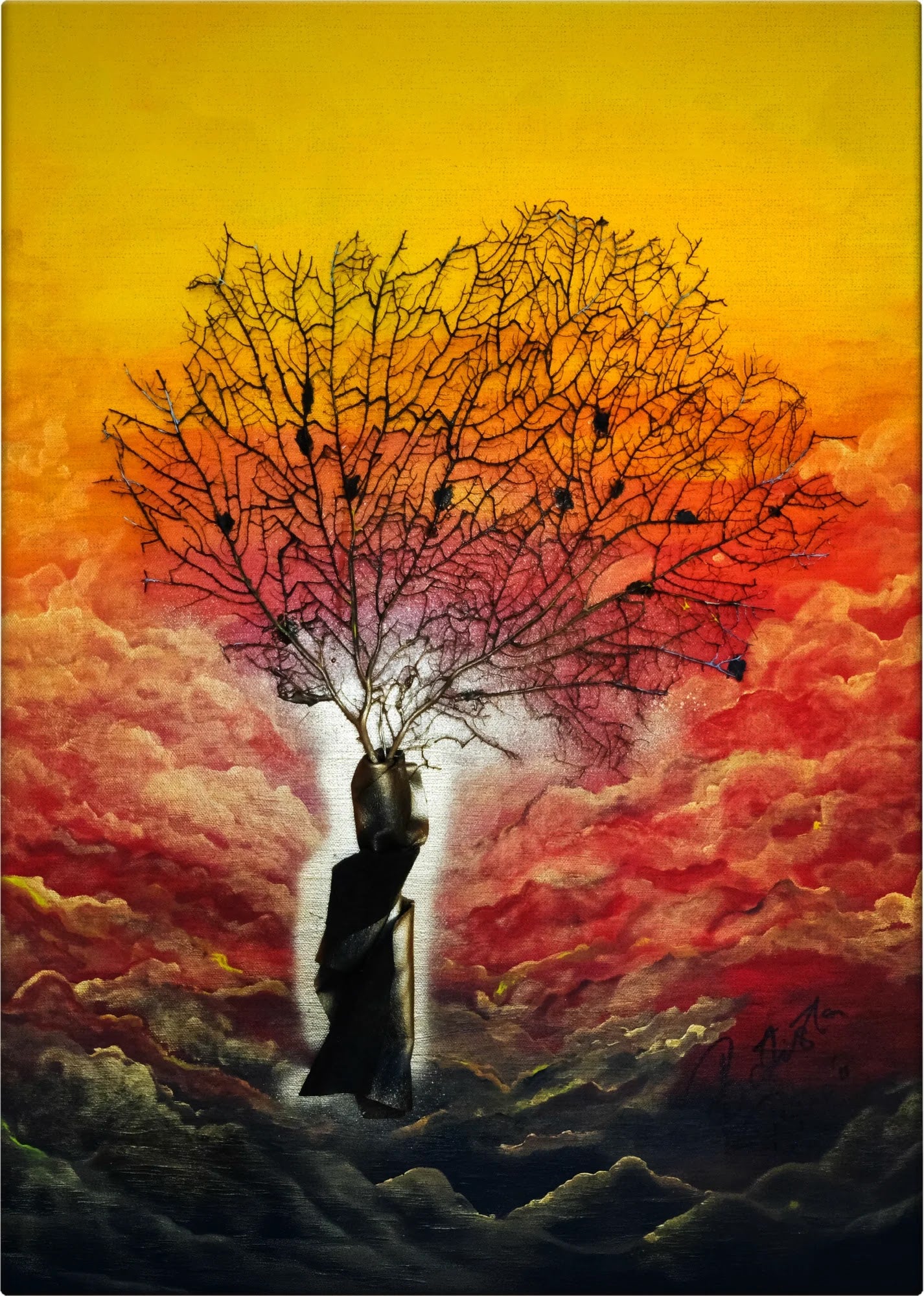 Embrace at Dusk by Dragica Buco — canvas