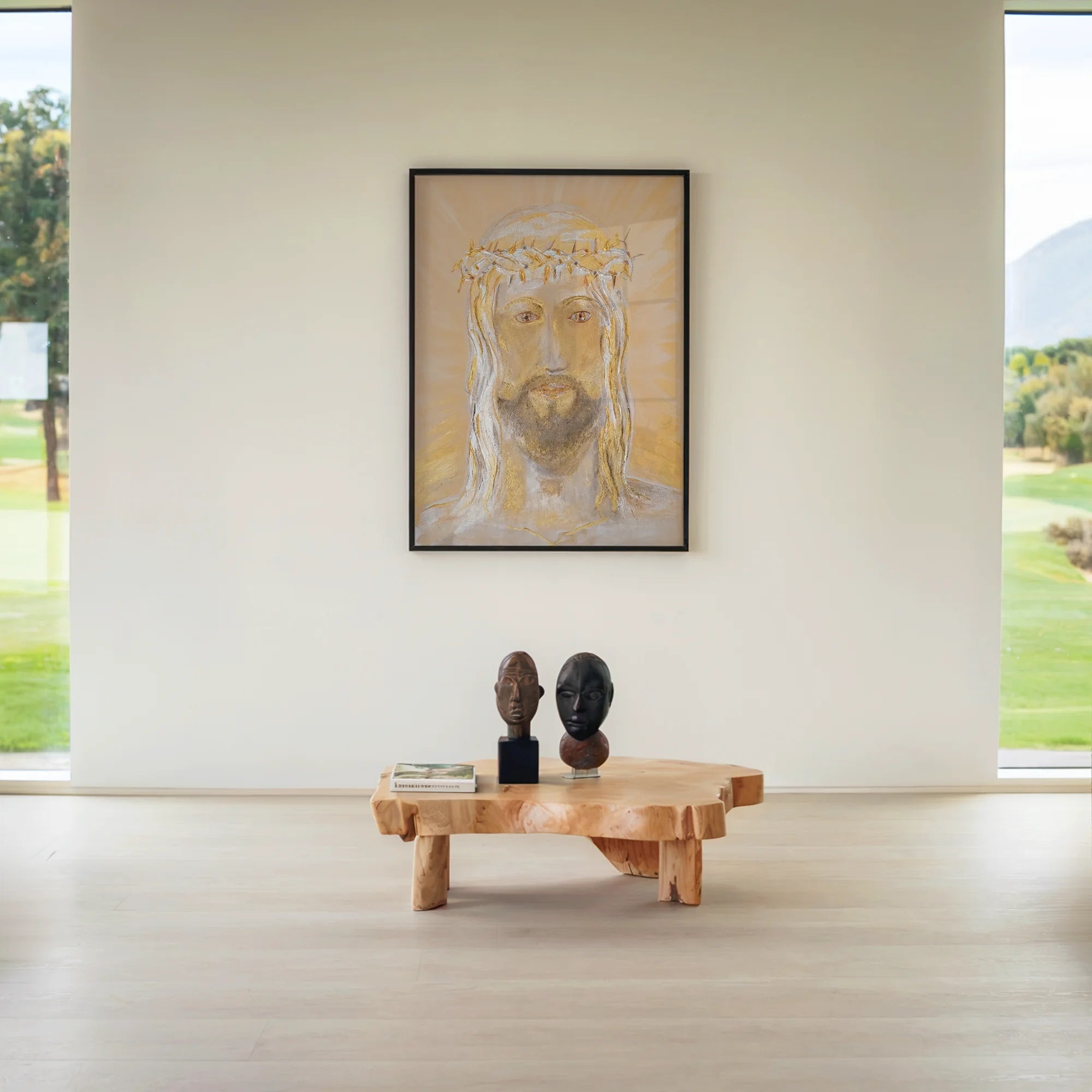 Holy Face by Dragica Buco — lifestyle interior art print
