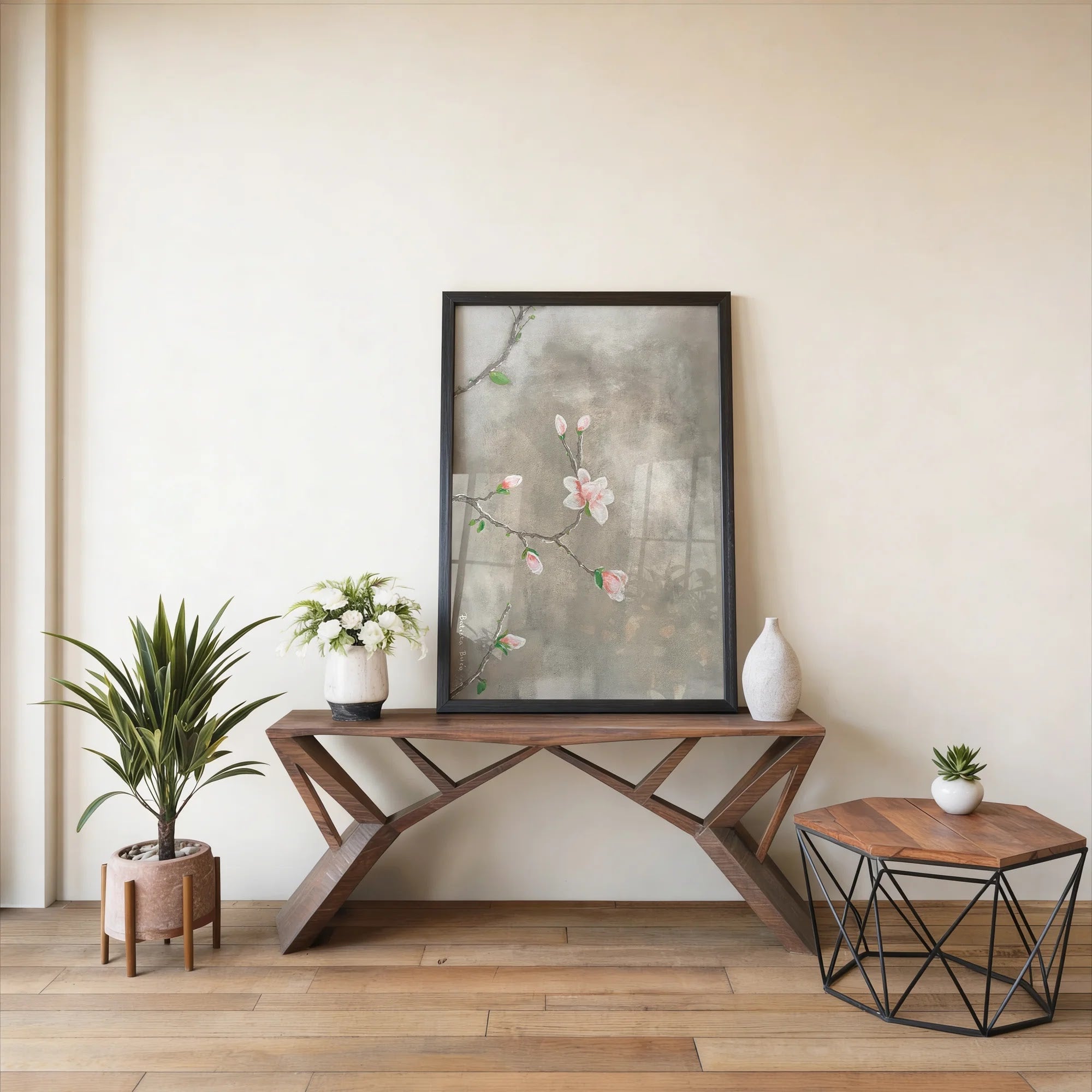 Blossom in Bloom by Dragica Buco — lifestyle mockup art print