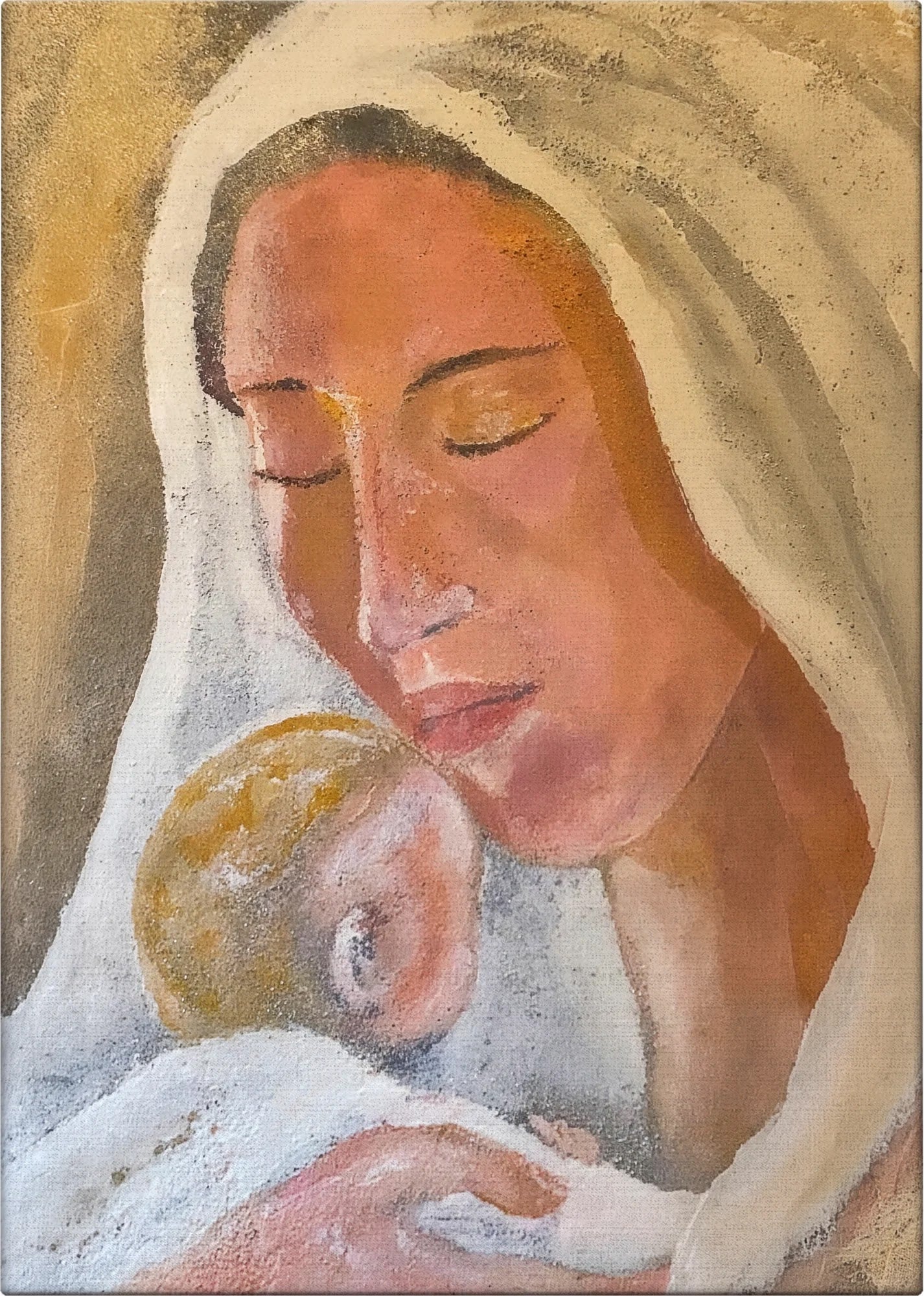 Mother's Embrace by Dragica Buco — canvas