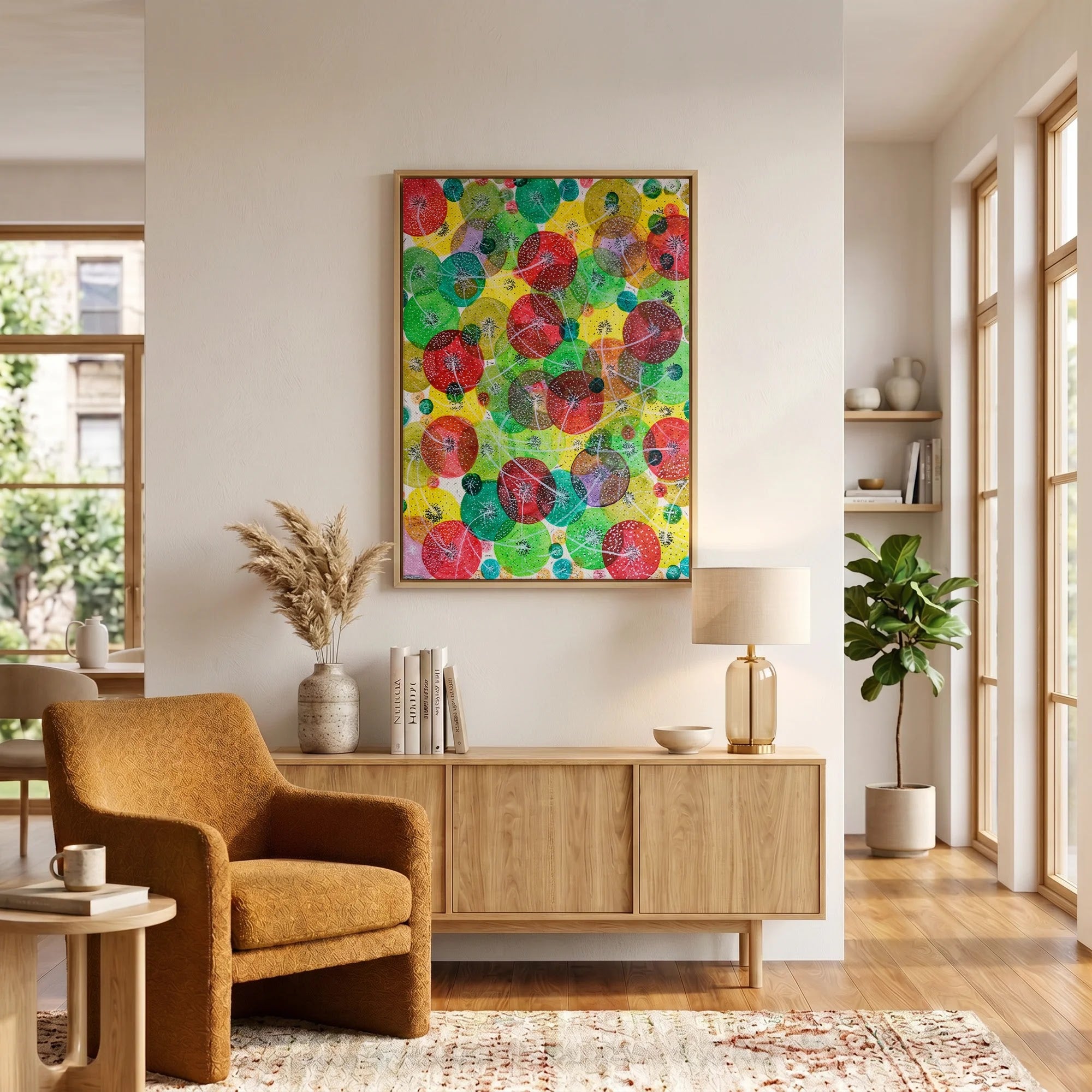 Verdant Dandelion Glow by Dragica Buco — canvas
