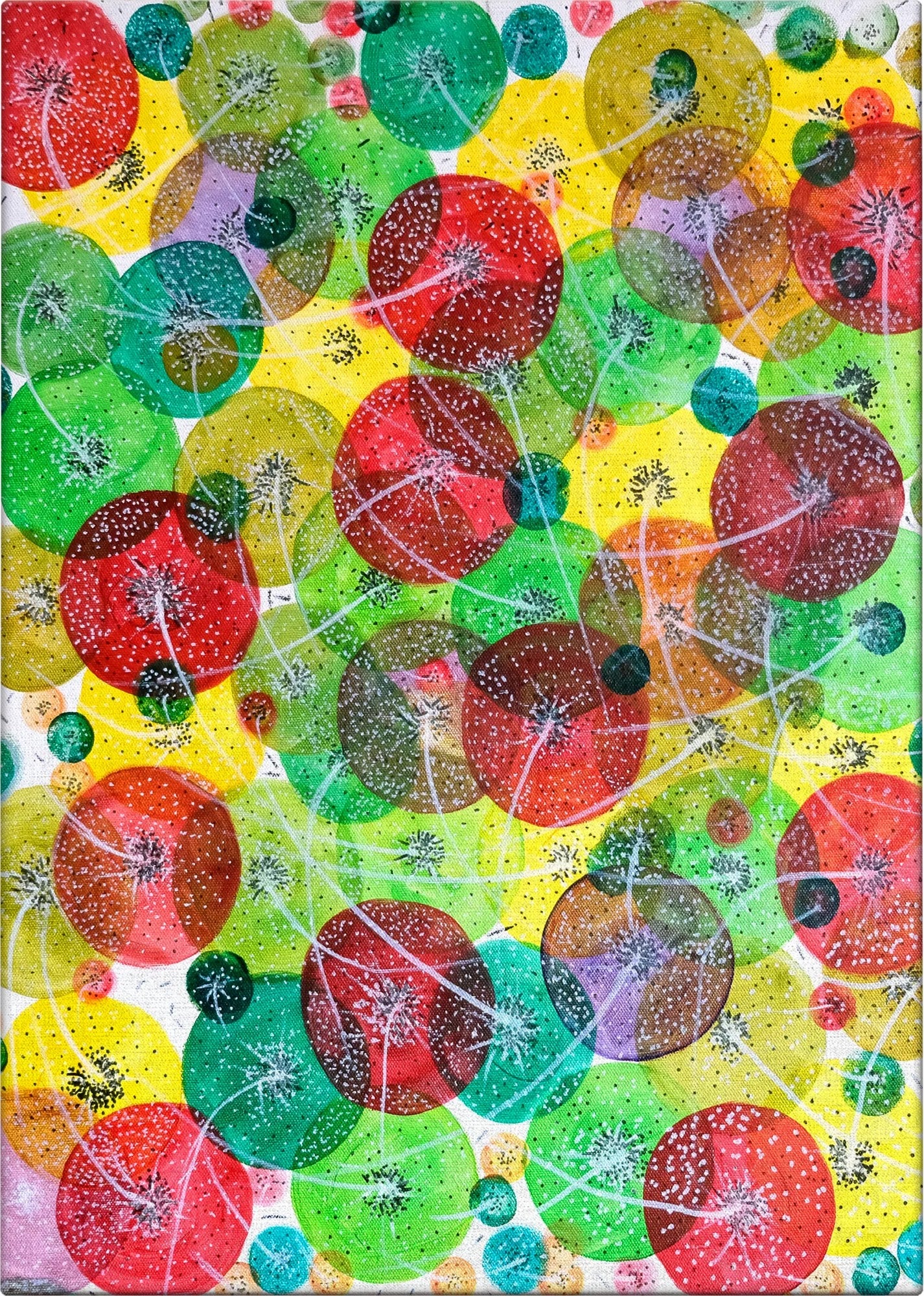 Verdant Dandelion Glow by Dragica Buco — canvas