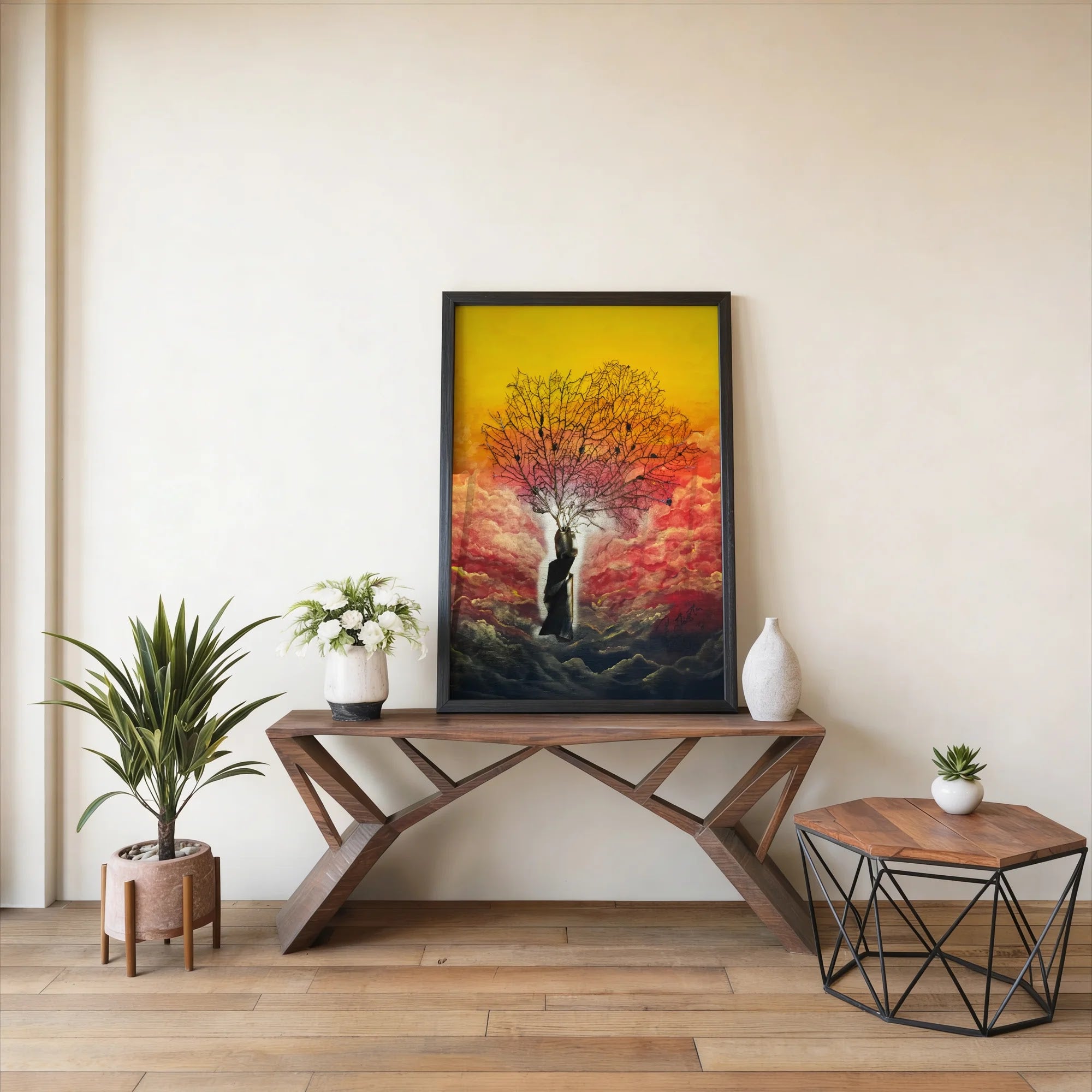 Embrace at Dusk by Dragica Buco — lifestyle interior art print