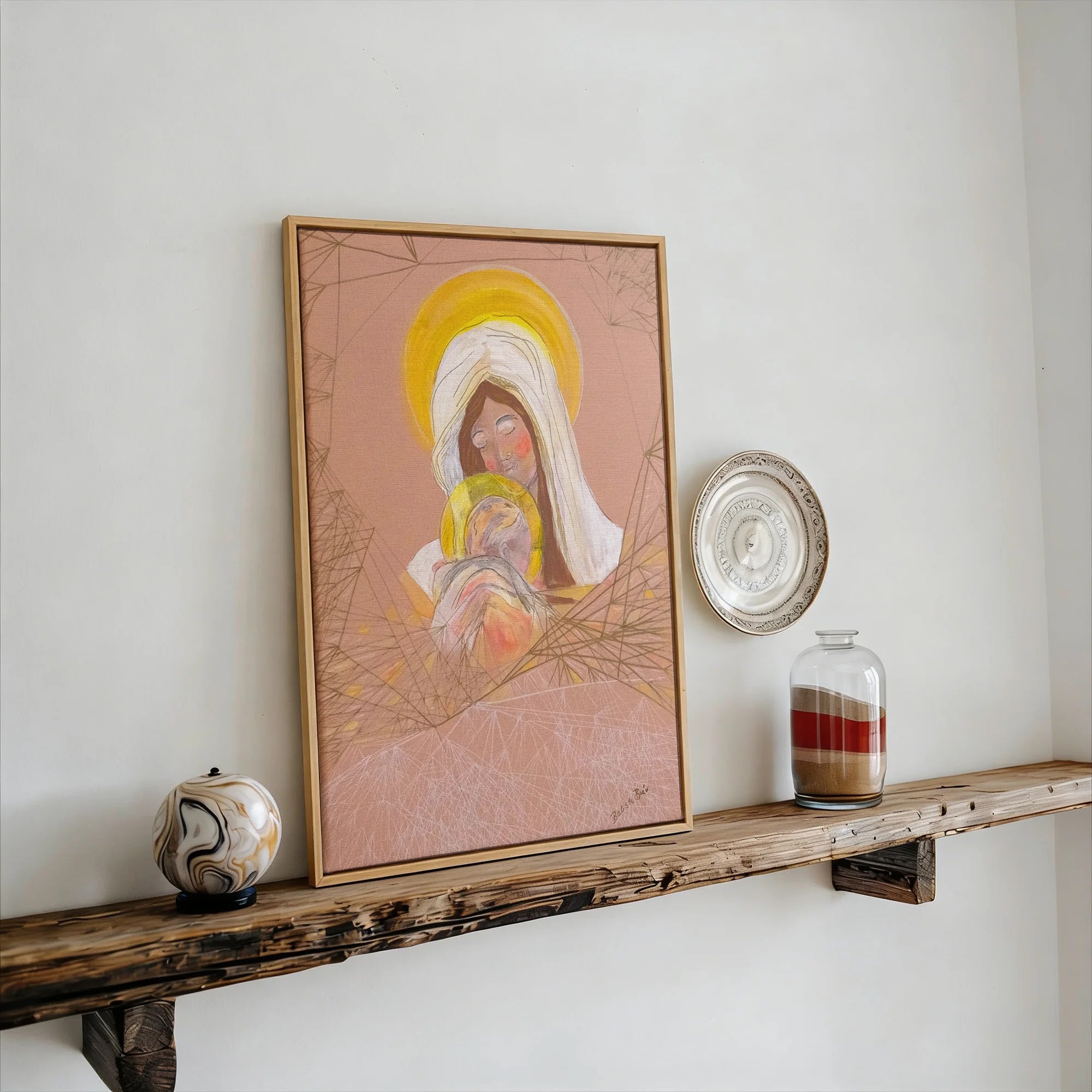 Madonna of the Golden Halo by Dragica Buco — canvas