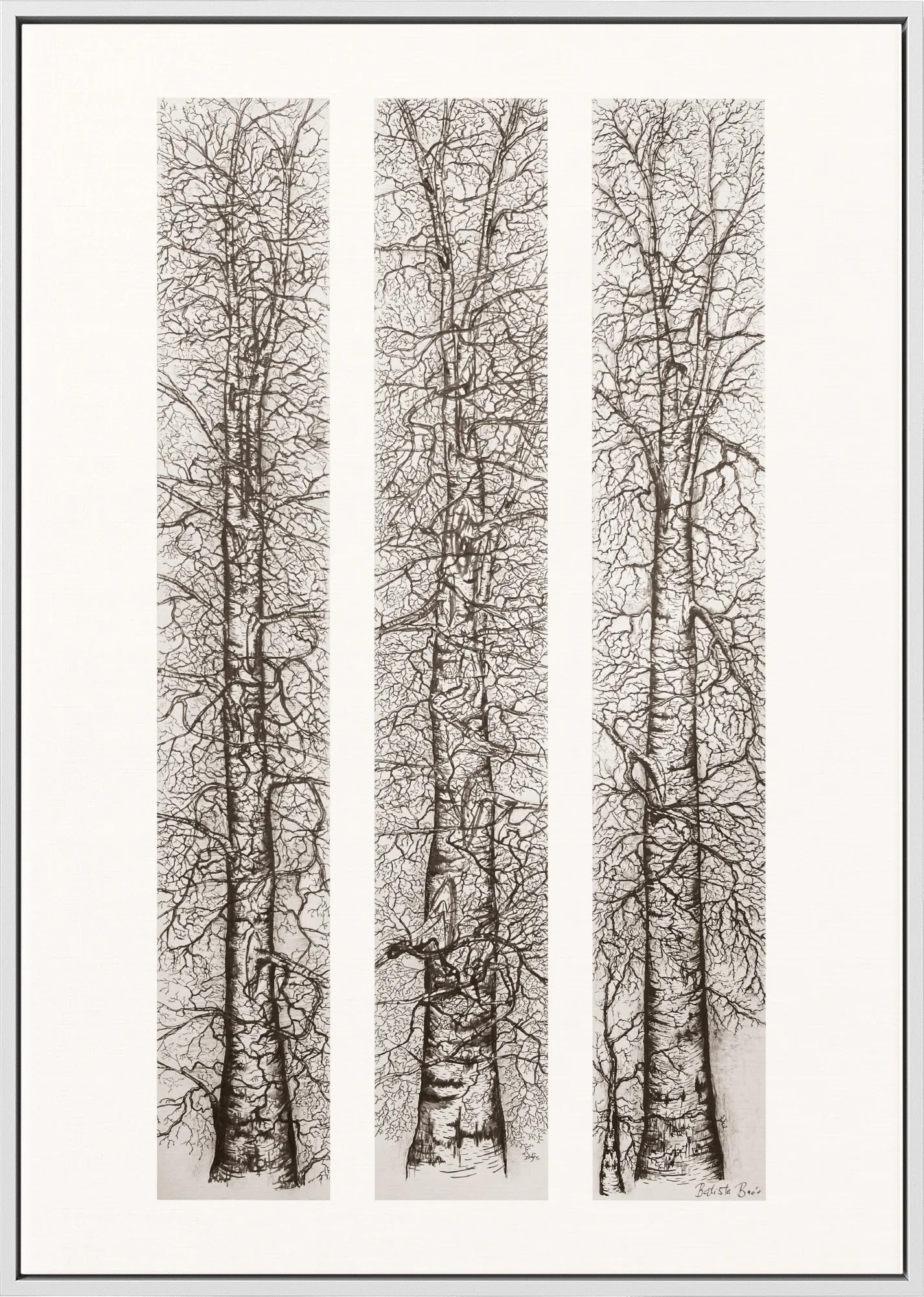 Winter Triptych by Dragica Buco — canvas