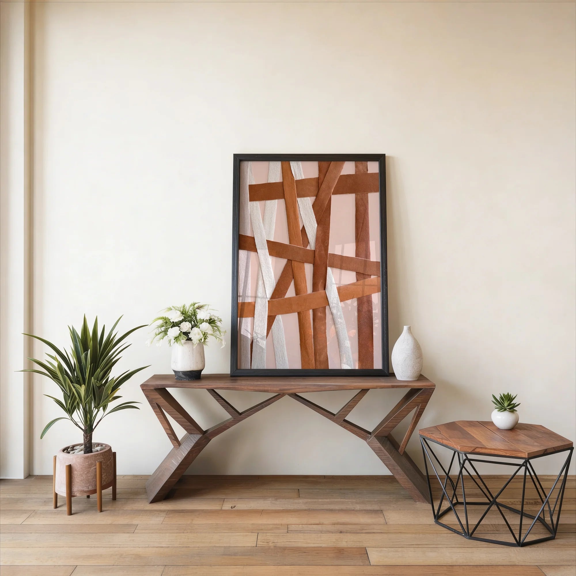 Terracotta Weave by Dragica Buco — lifestyle art print