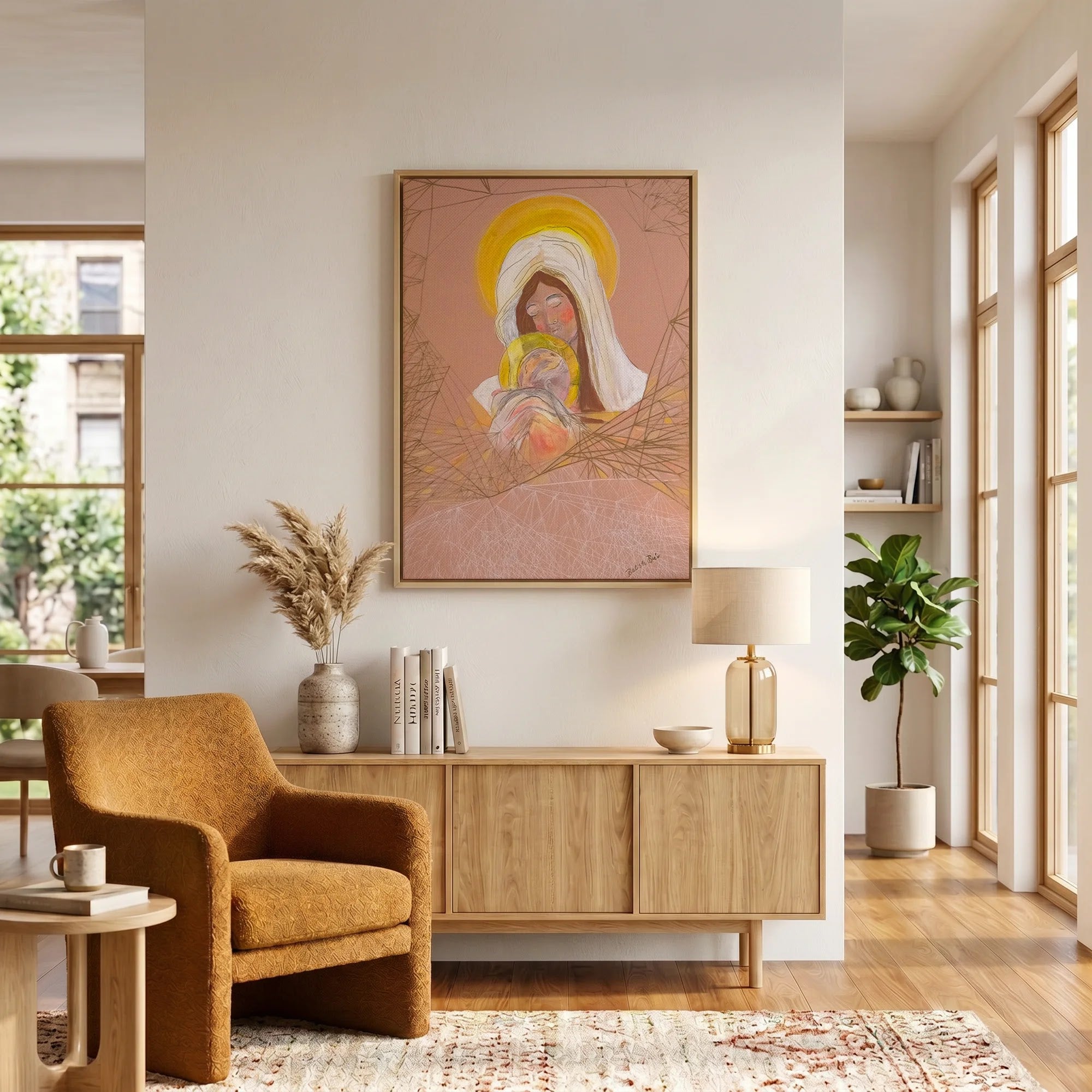 Madonna of the Golden Halo by Dragica Buco — canvas
