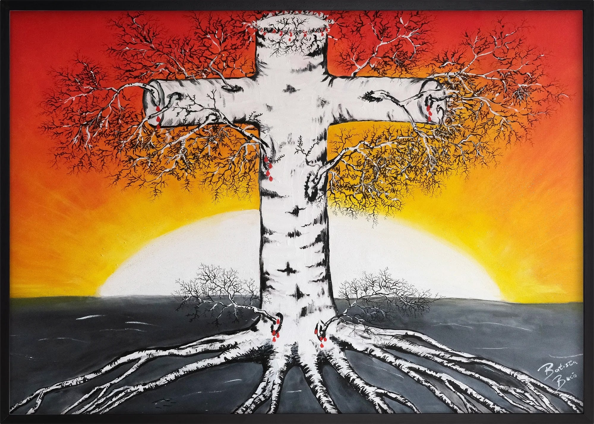 Tree of Faith by Dragica Buco — black framed art print