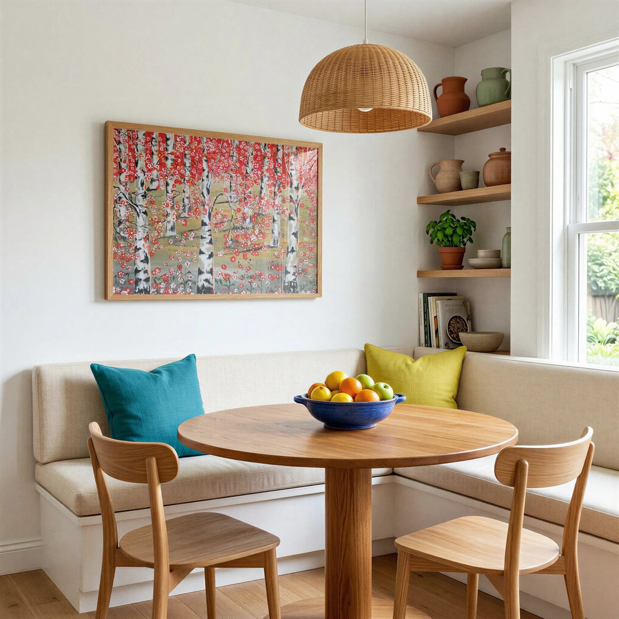 Dragica Buco artwork in a living room setting