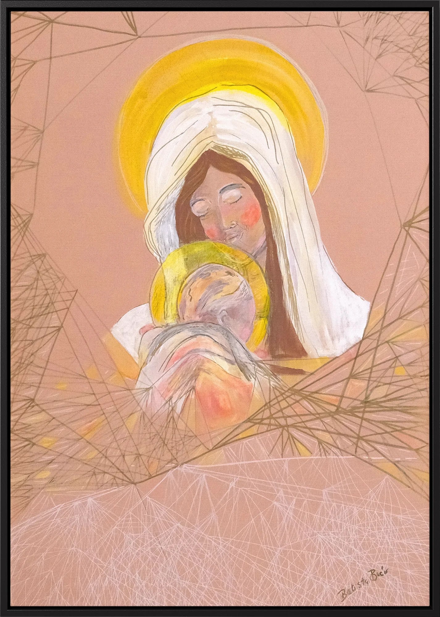 Madonna of the Golden Halo by Dragica Buco — canvas