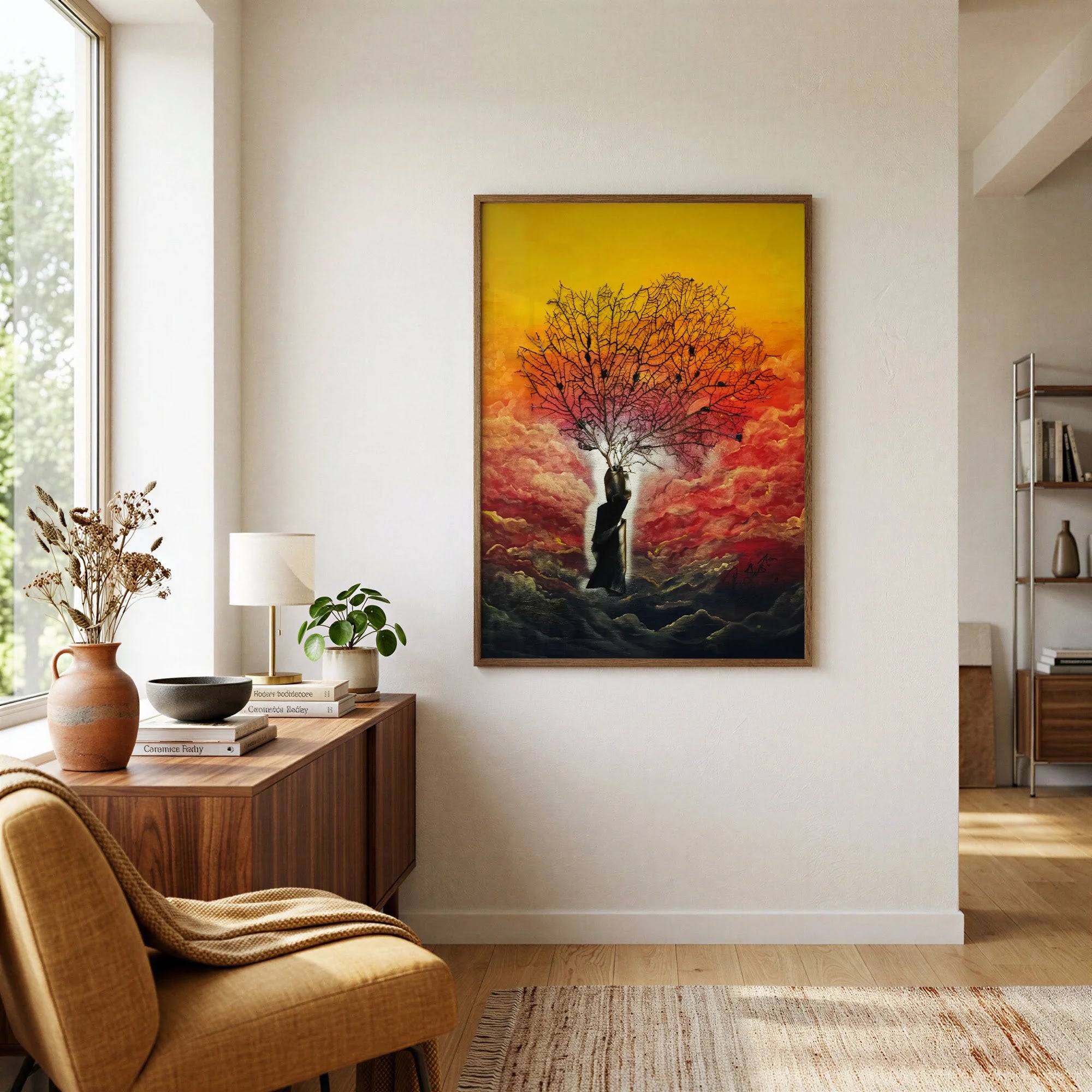 Embrace at Dusk by Dragica Buco — lifestyle interior art print