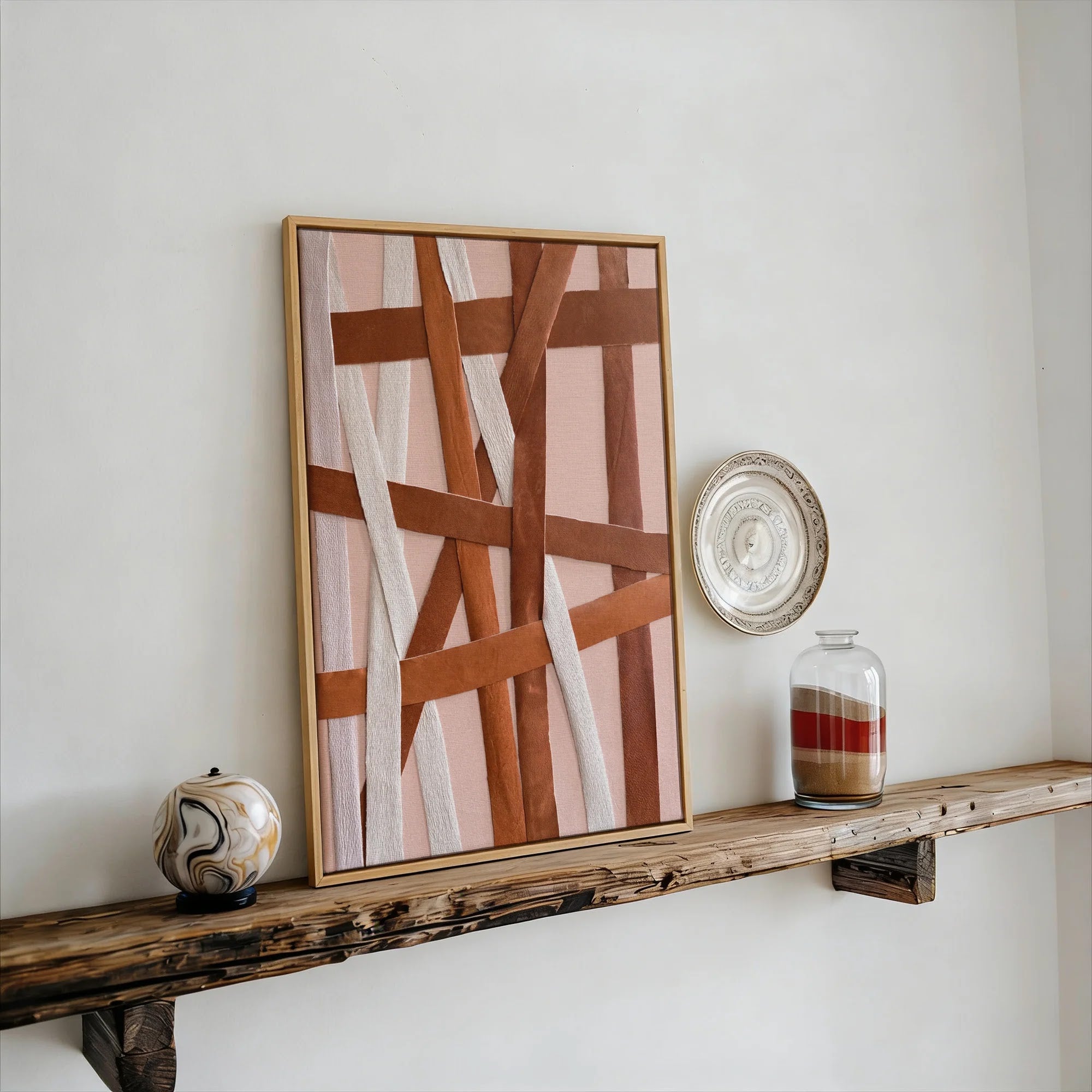 Terracotta Weave by Dragica Buco — canvas