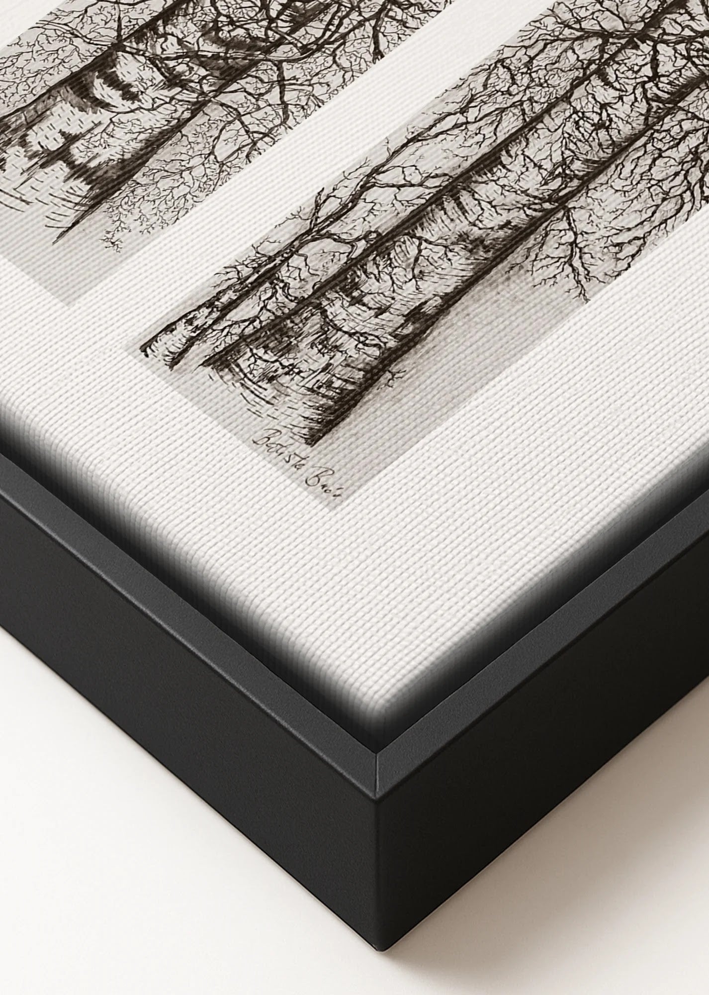 Winter Triptych by Dragica Buco — canvas