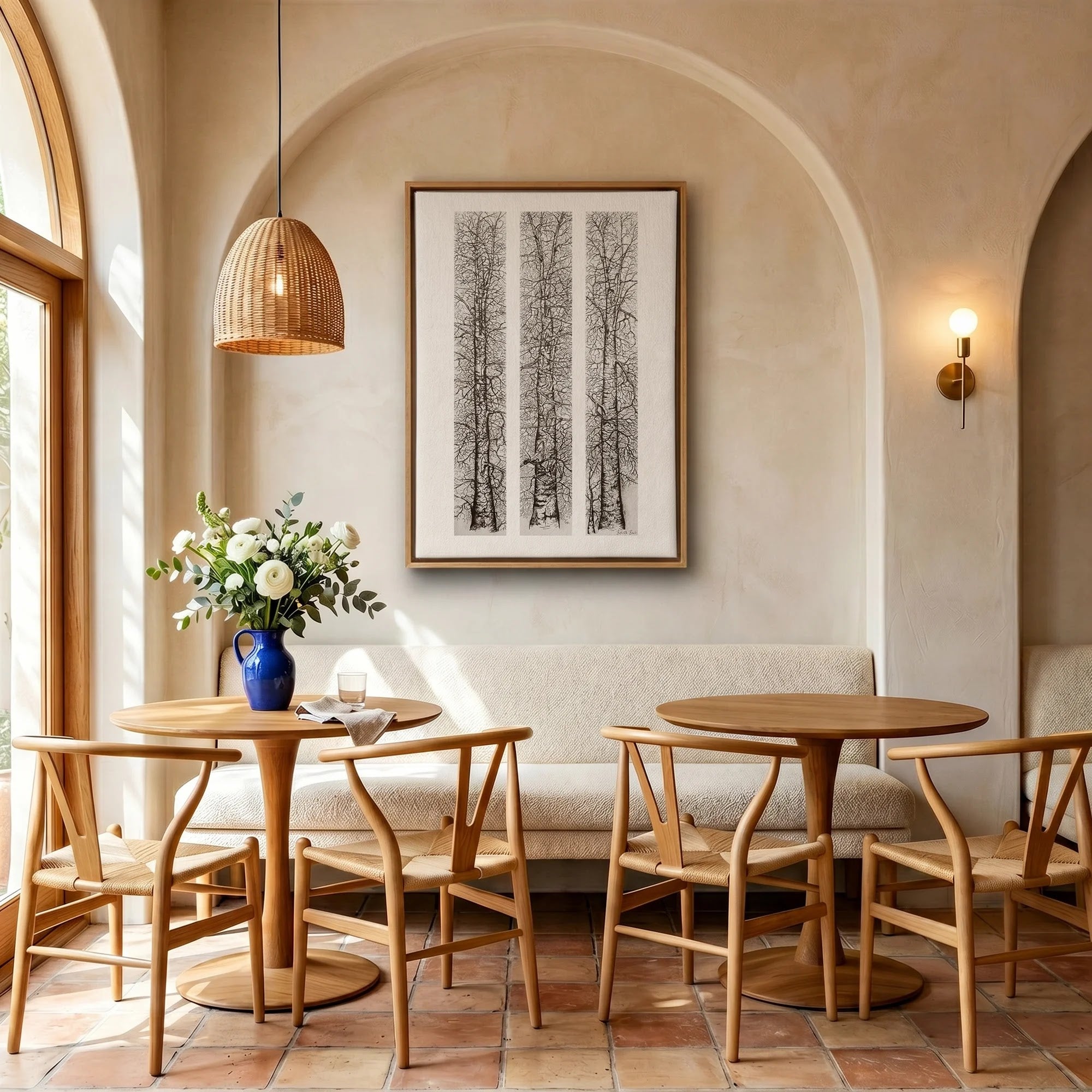Winter Triptych by Dragica Buco — canvas