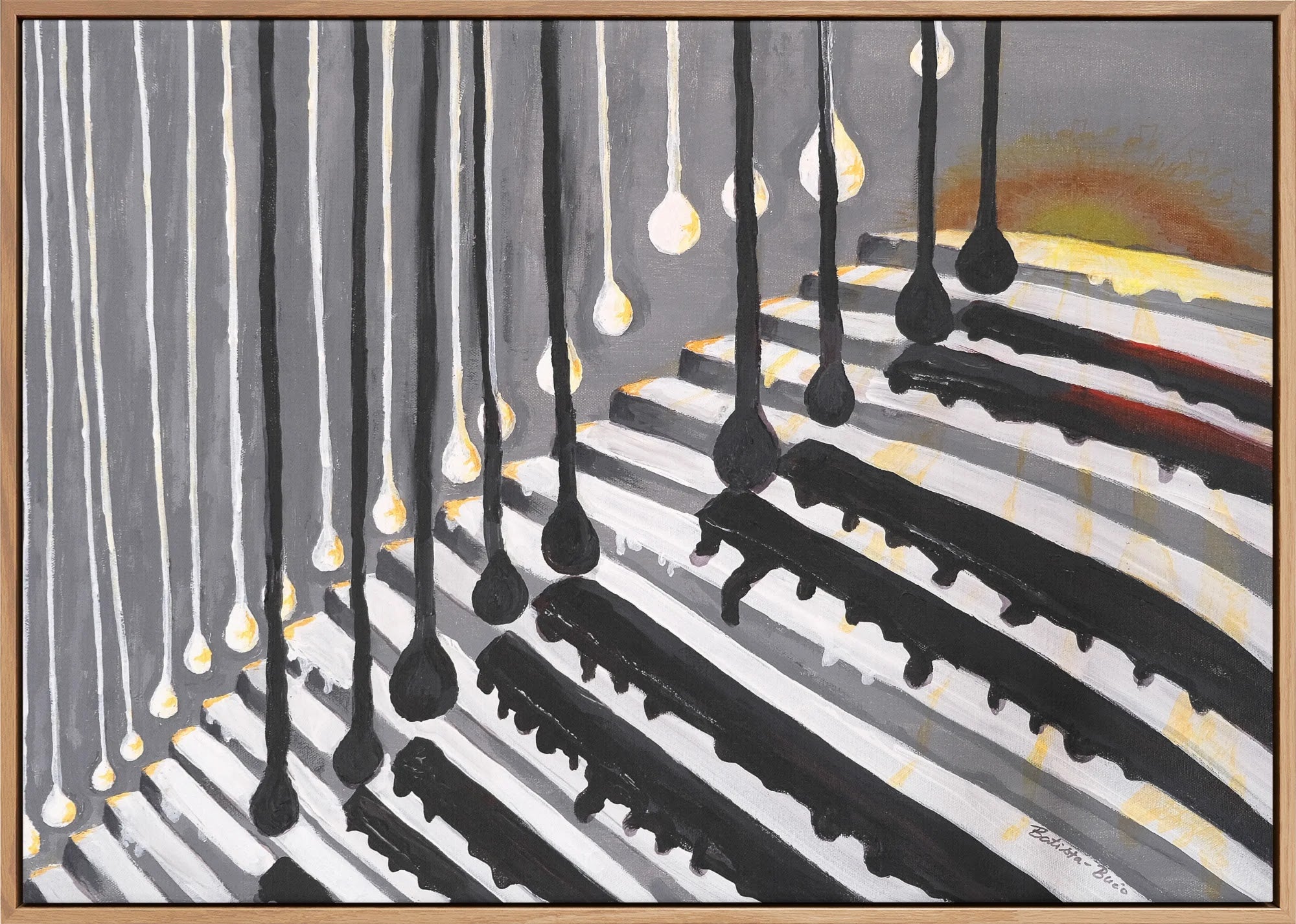 Golden Cascade by Dragica Buco — canvas