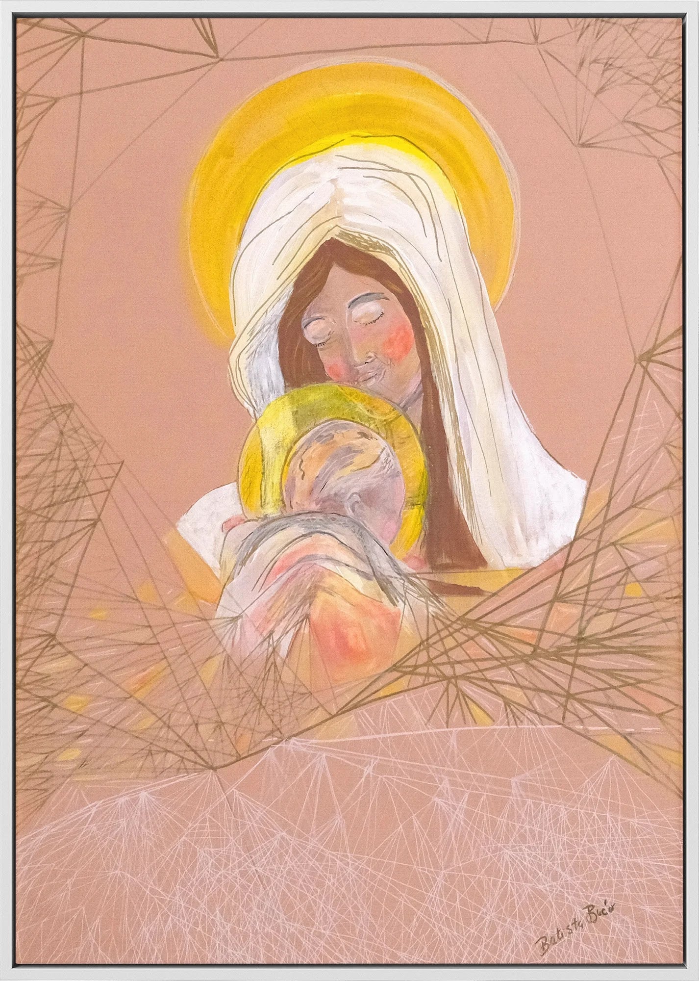 Madonna of the Golden Halo by Dragica Buco — canvas