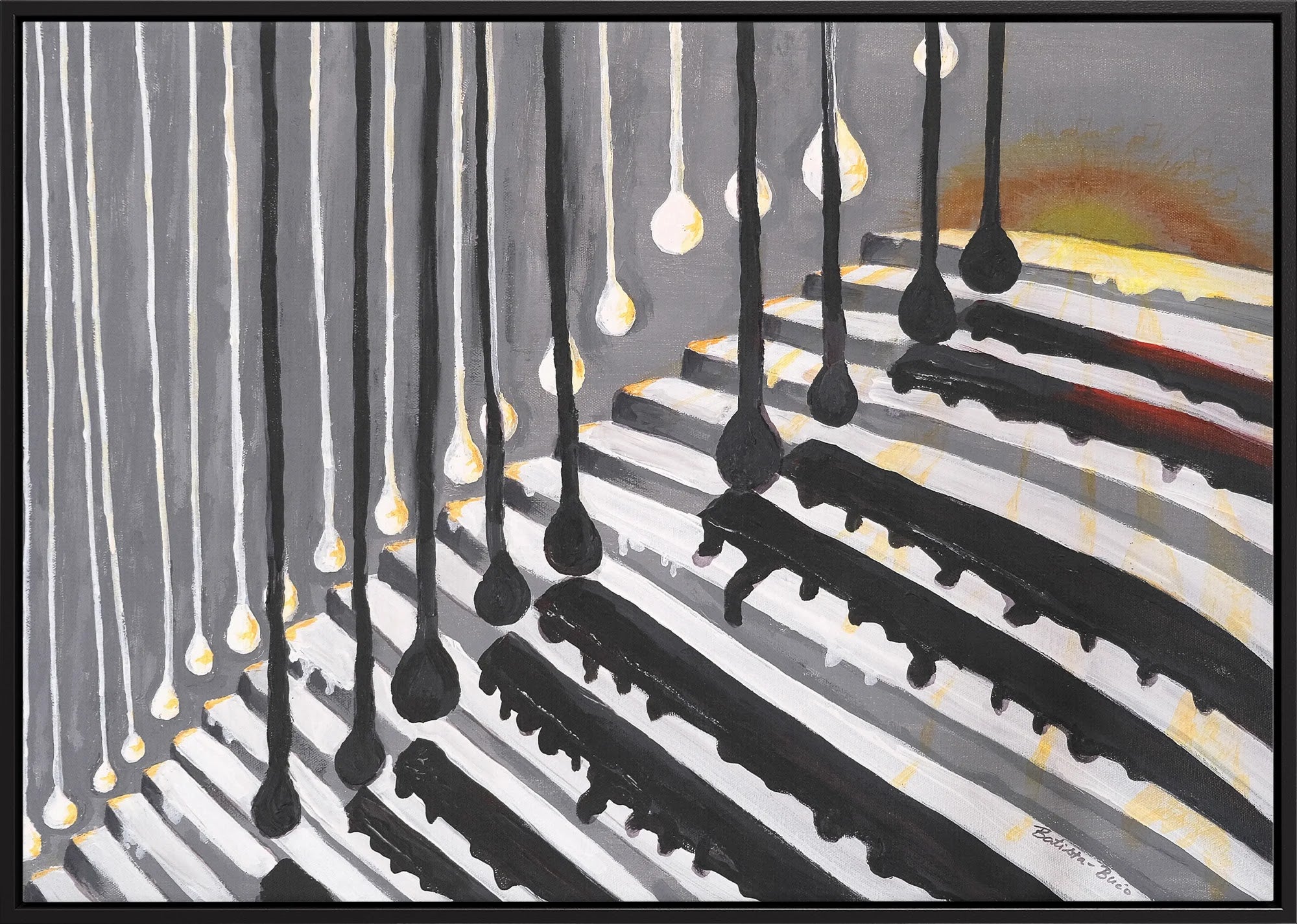 Golden Cascade by Dragica Buco — canvas