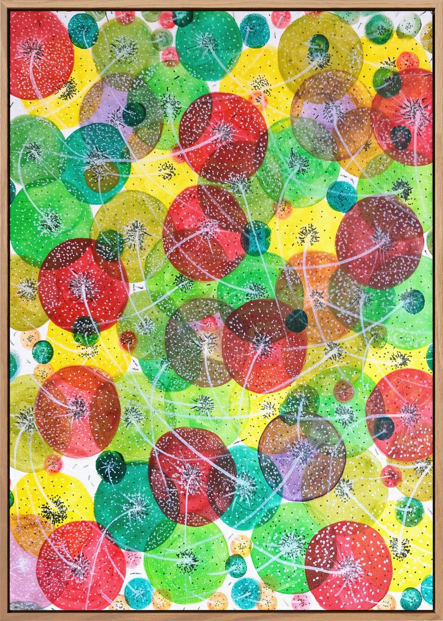 Verdant Dandelion Glow by Dragica Buco — canvas