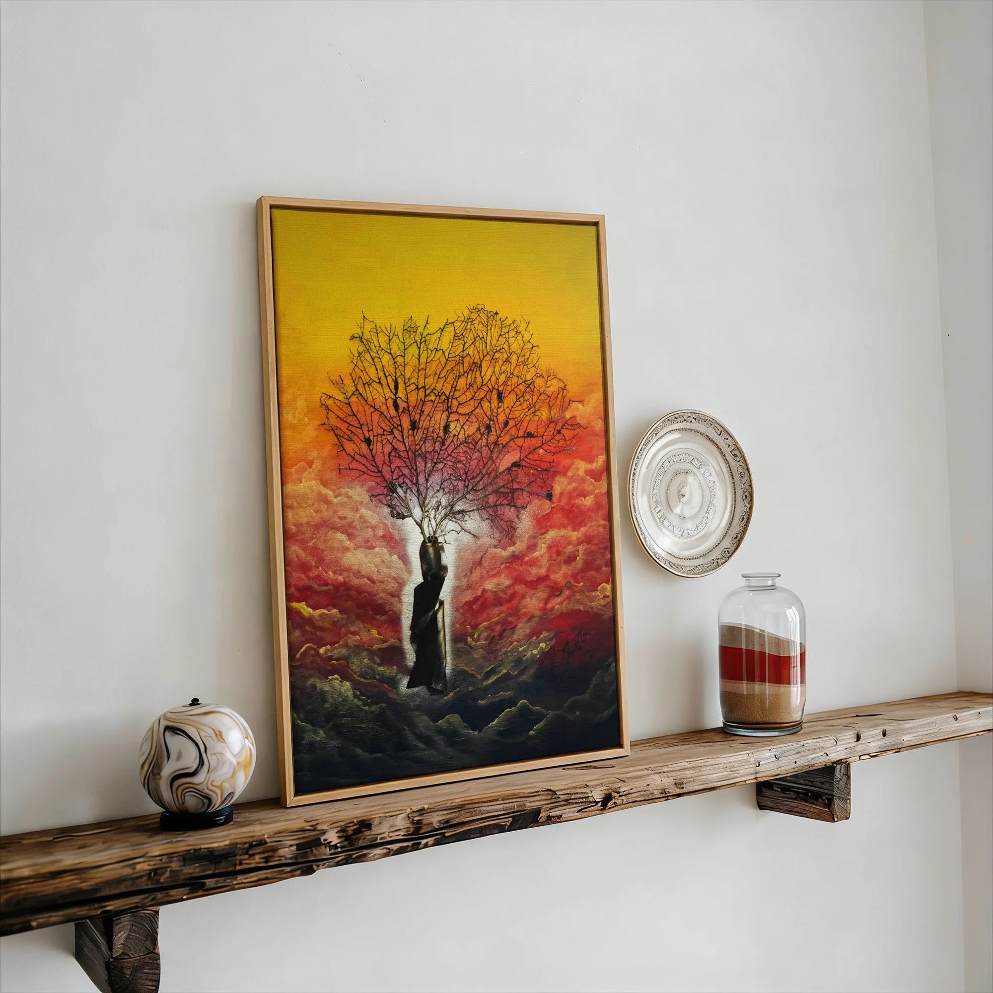 Embrace at Dusk by Dragica Buco — canvas