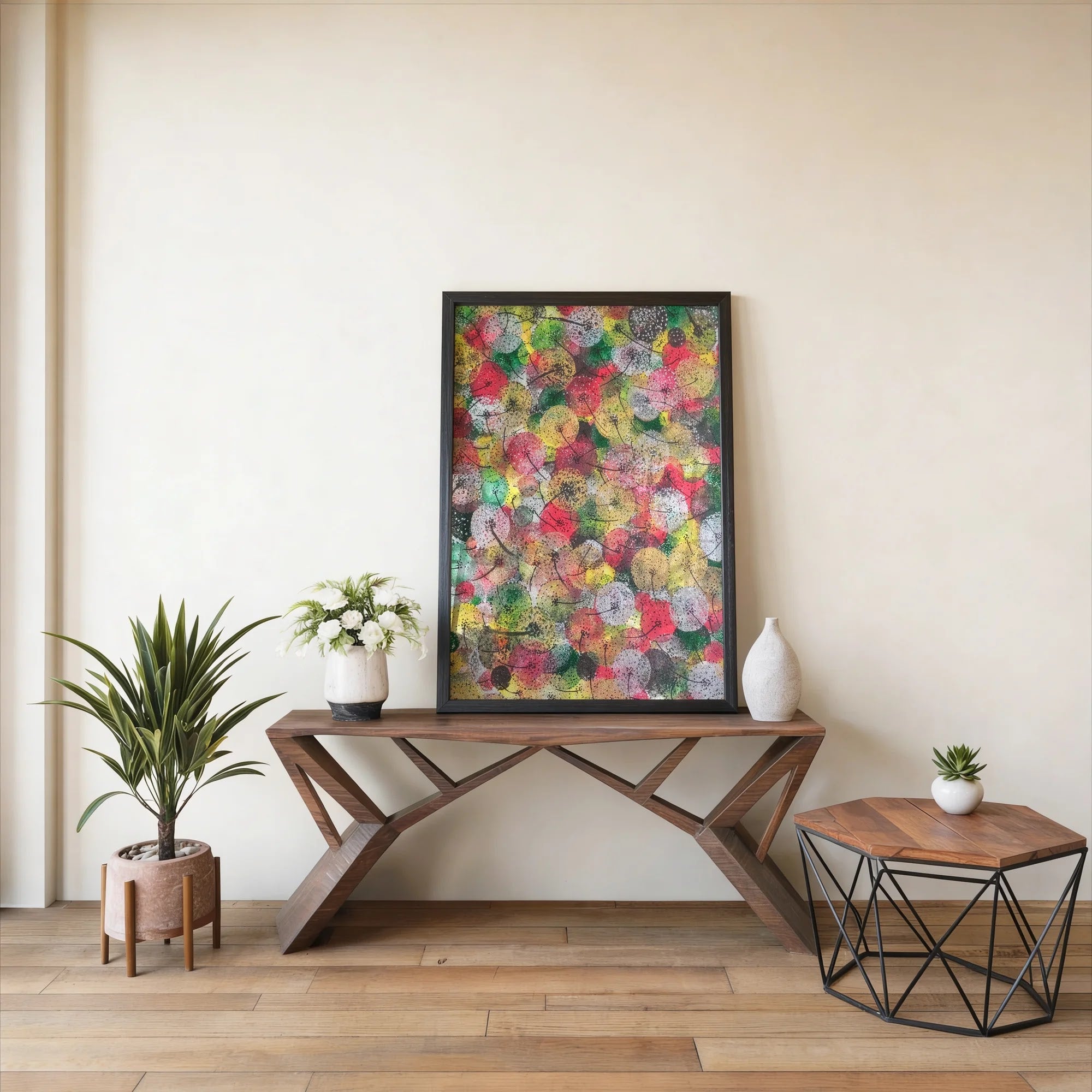 Autumn Dandelion Drift by Dragica Buco — lifestyle context art print