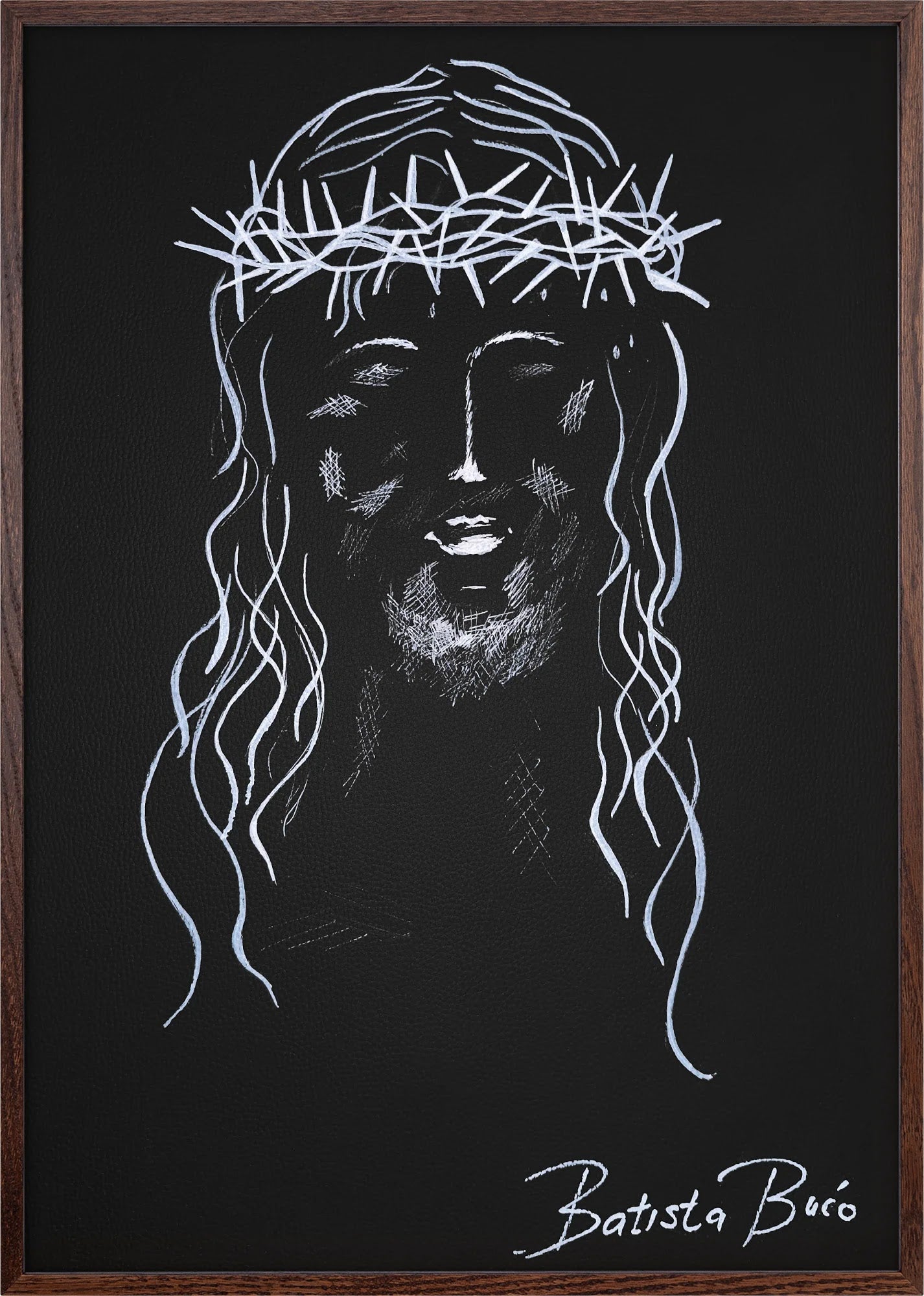 Crown of Thorns by Dragica Buco — dark wood framed art print