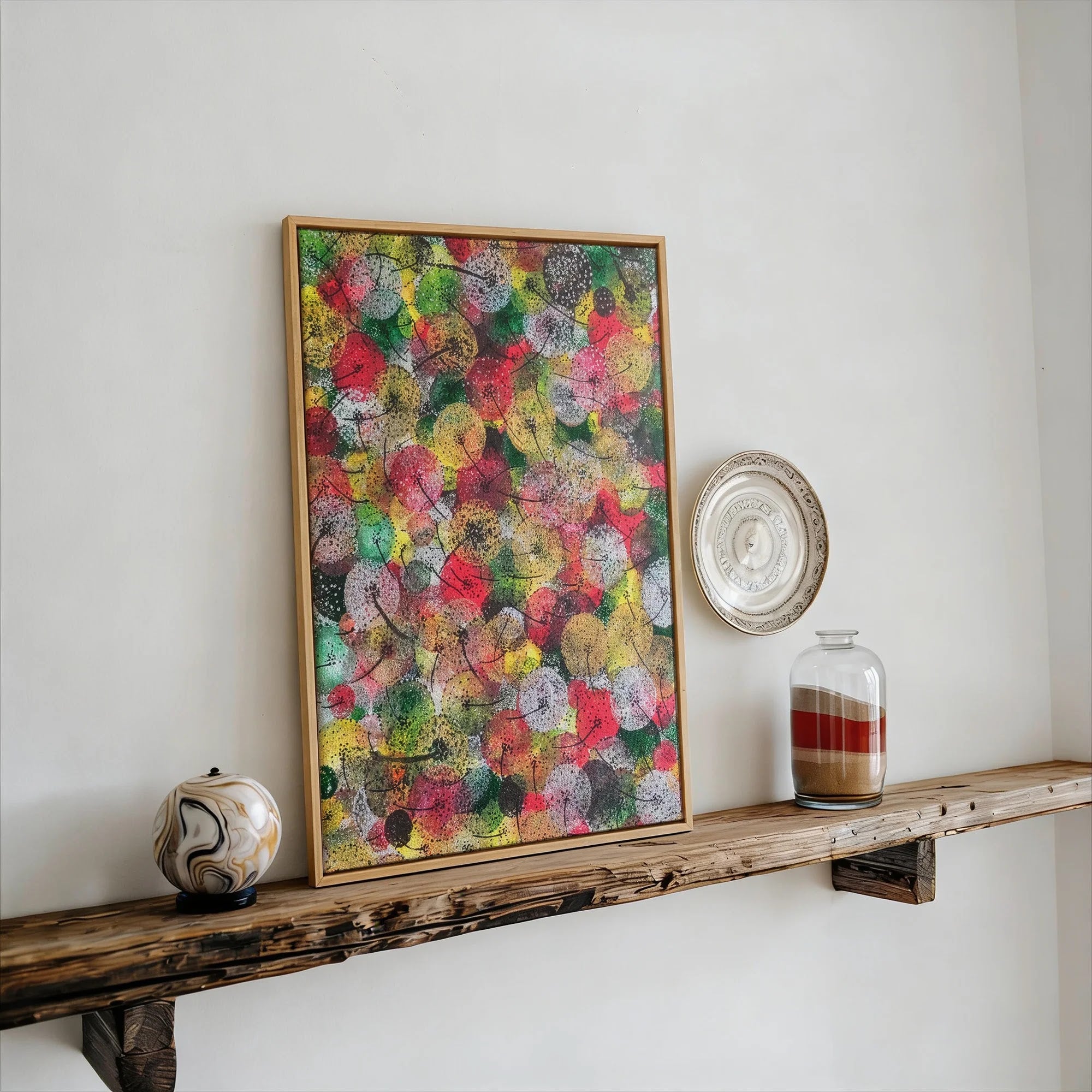 Autumn Dandelion Drift by Dragica Buco — canvas