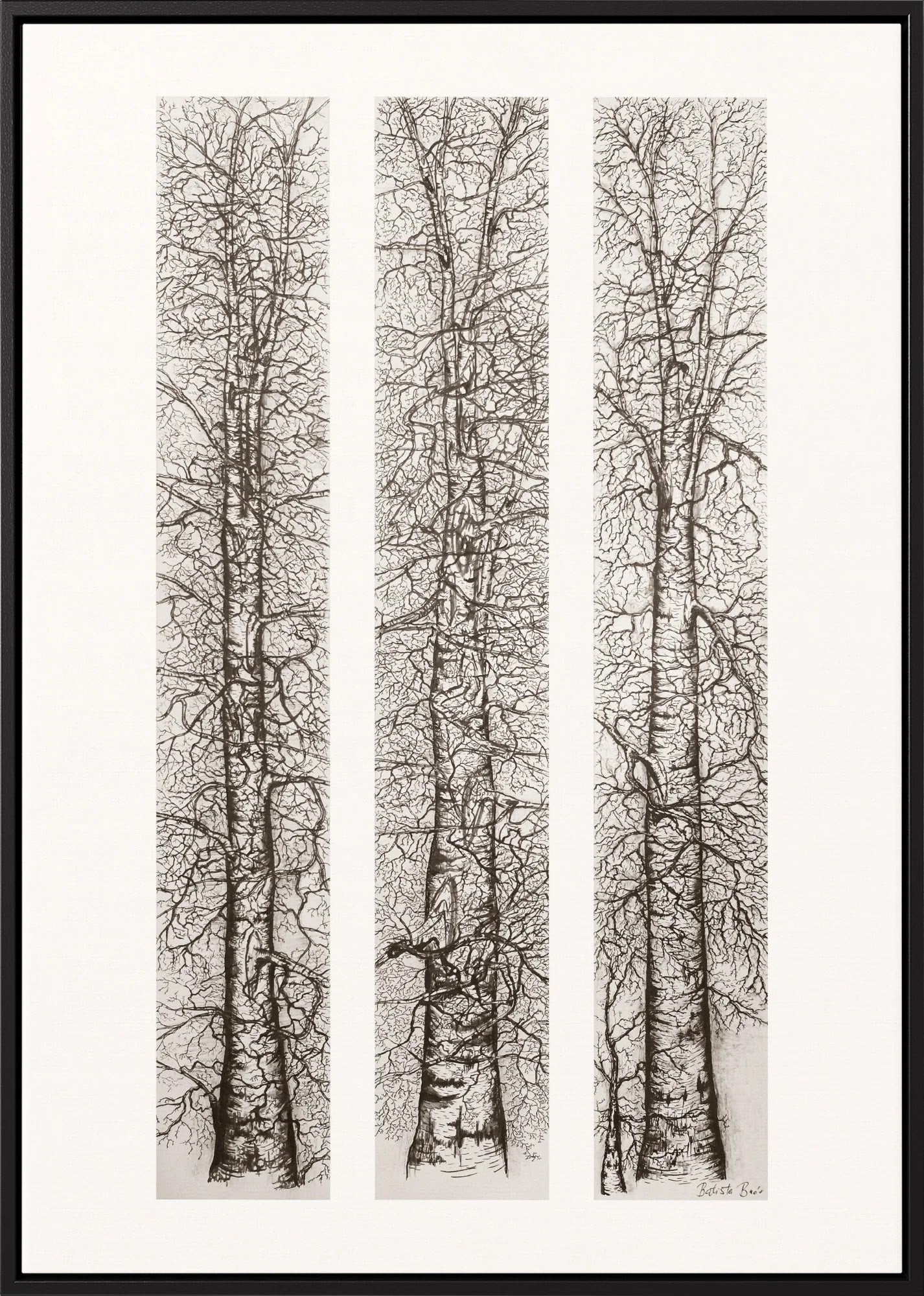 Winter Triptych by Dragica Buco — canvas