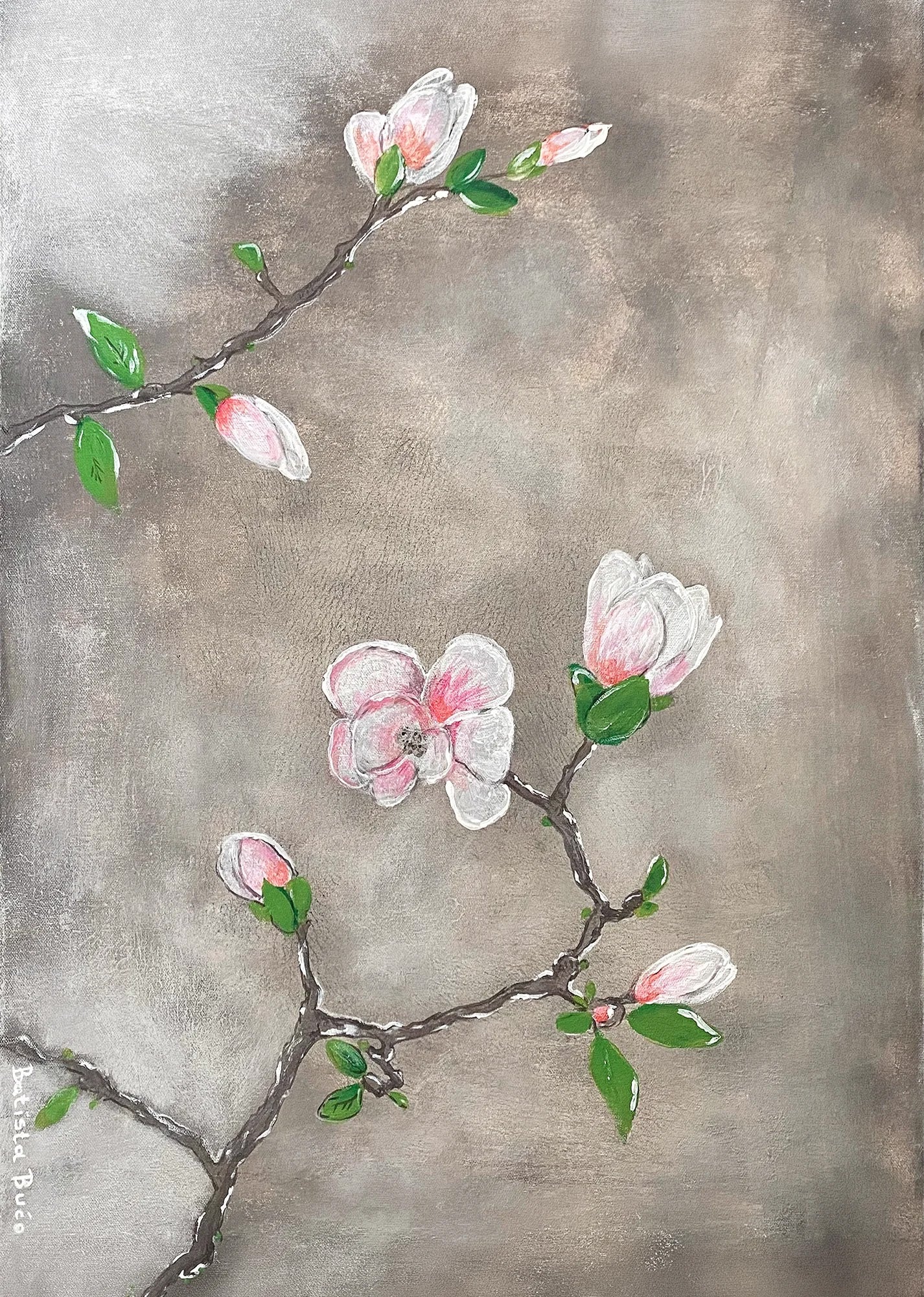 Magnolia Branch by Dragica Buco — unframed art print
