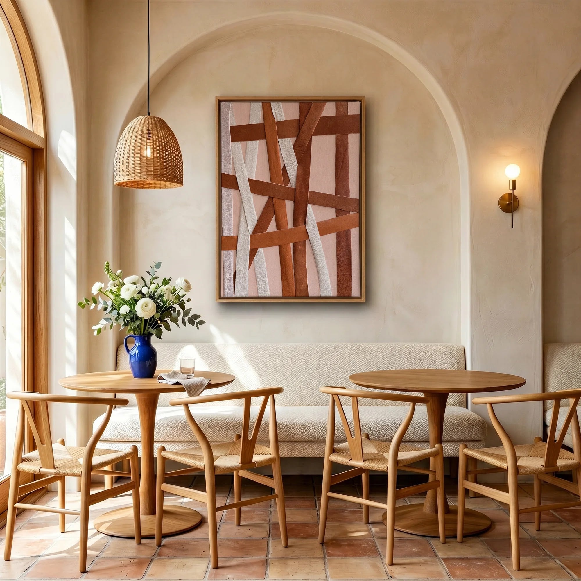 Terracotta Weave by Dragica Buco — canvas