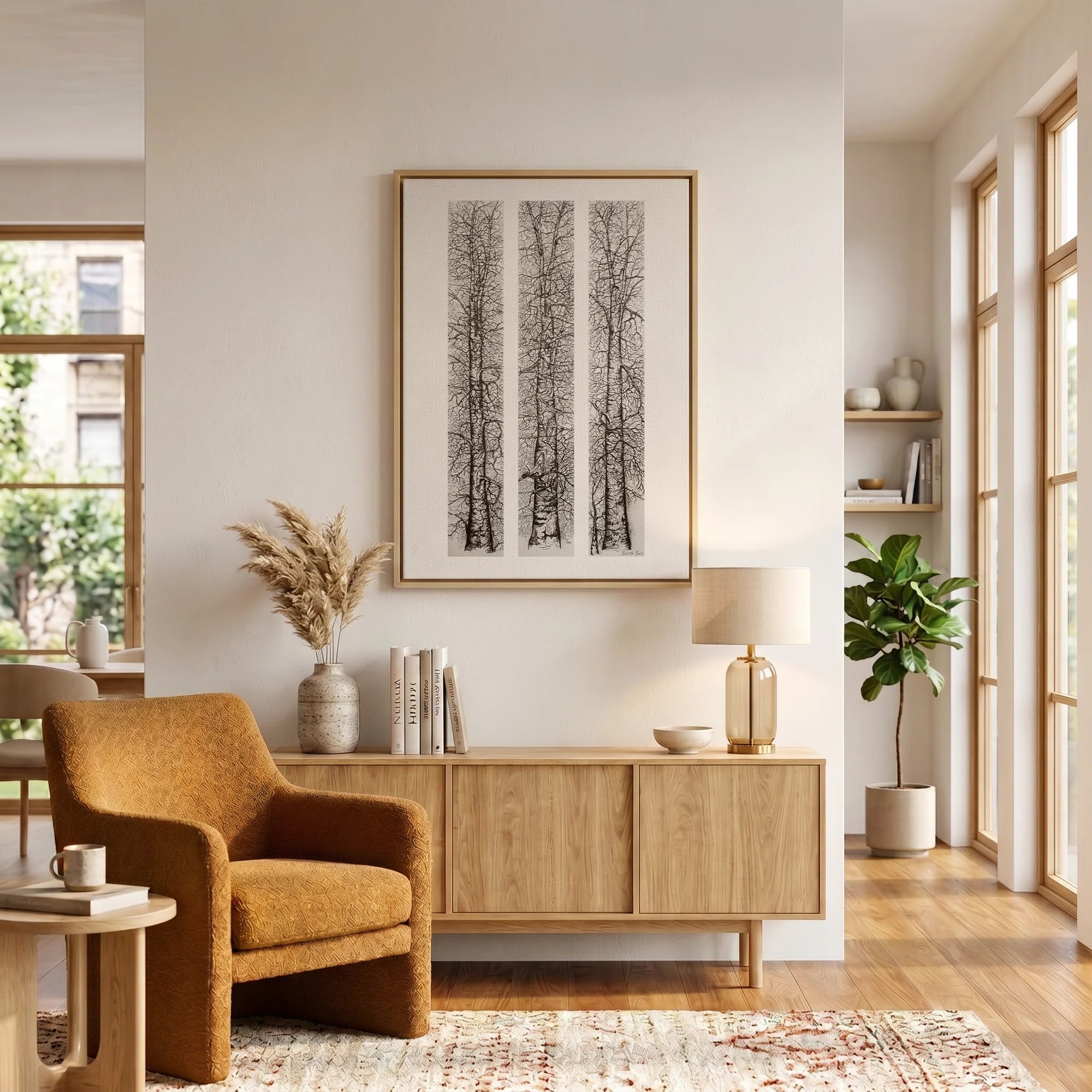 Winter Triptych by Dragica Buco — canvas