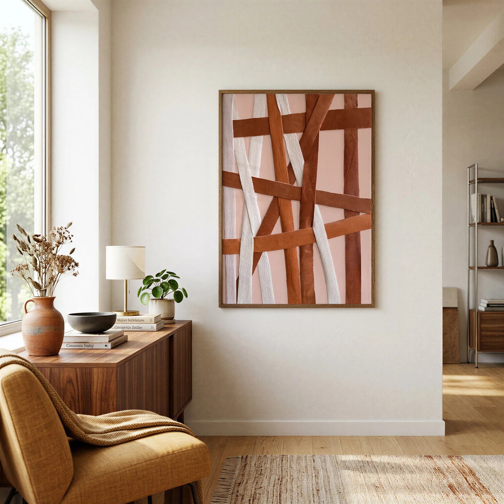 Terracotta Weave by Dragica Buco — lifestyle art print