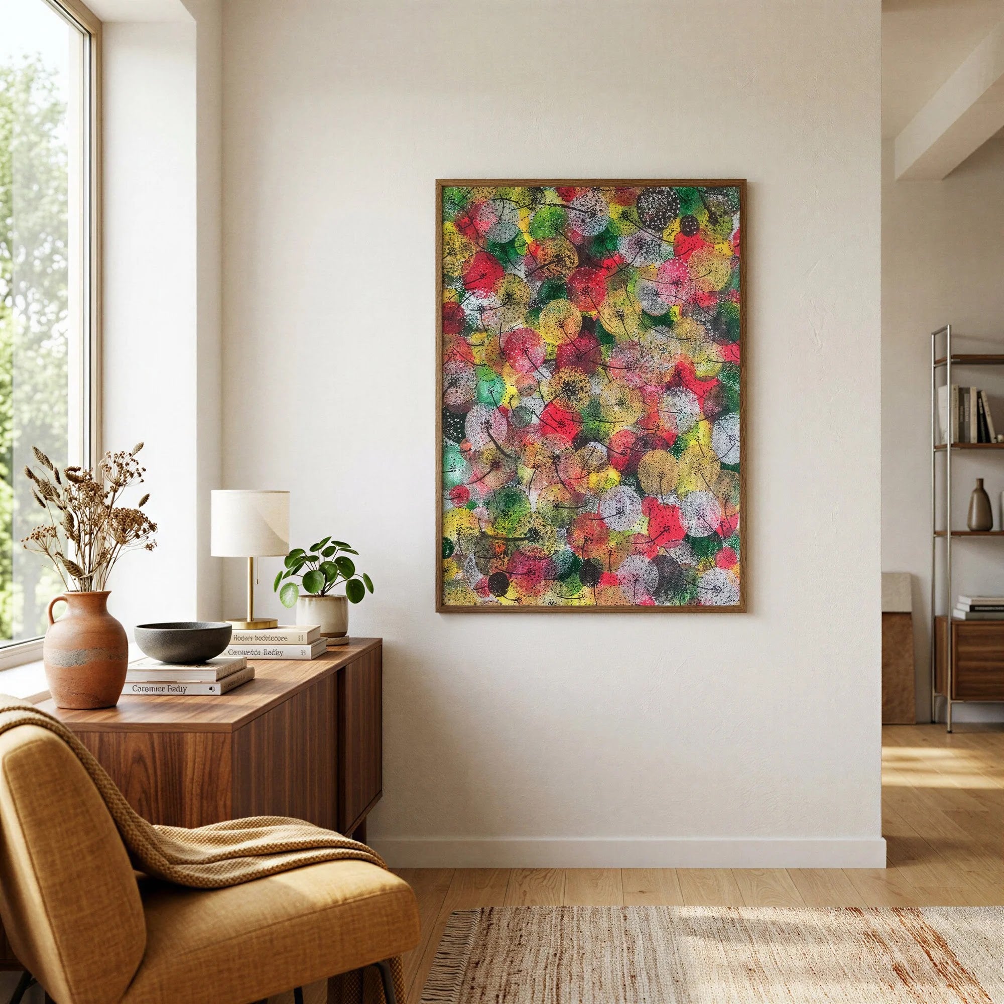 Autumn Dandelion Drift by Dragica Buco — lifestyle context art print