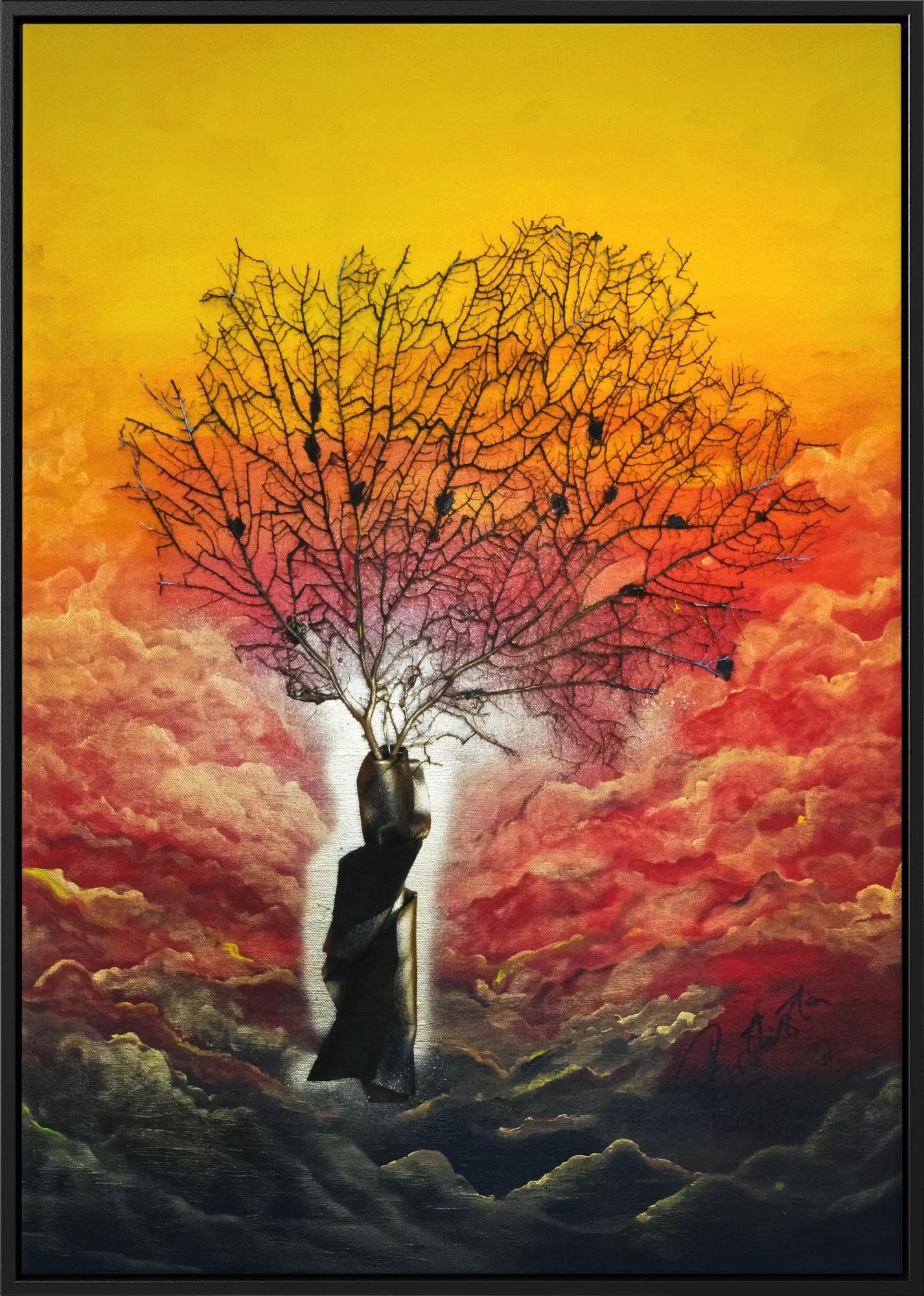 Embrace at Dusk by Dragica Buco — canvas