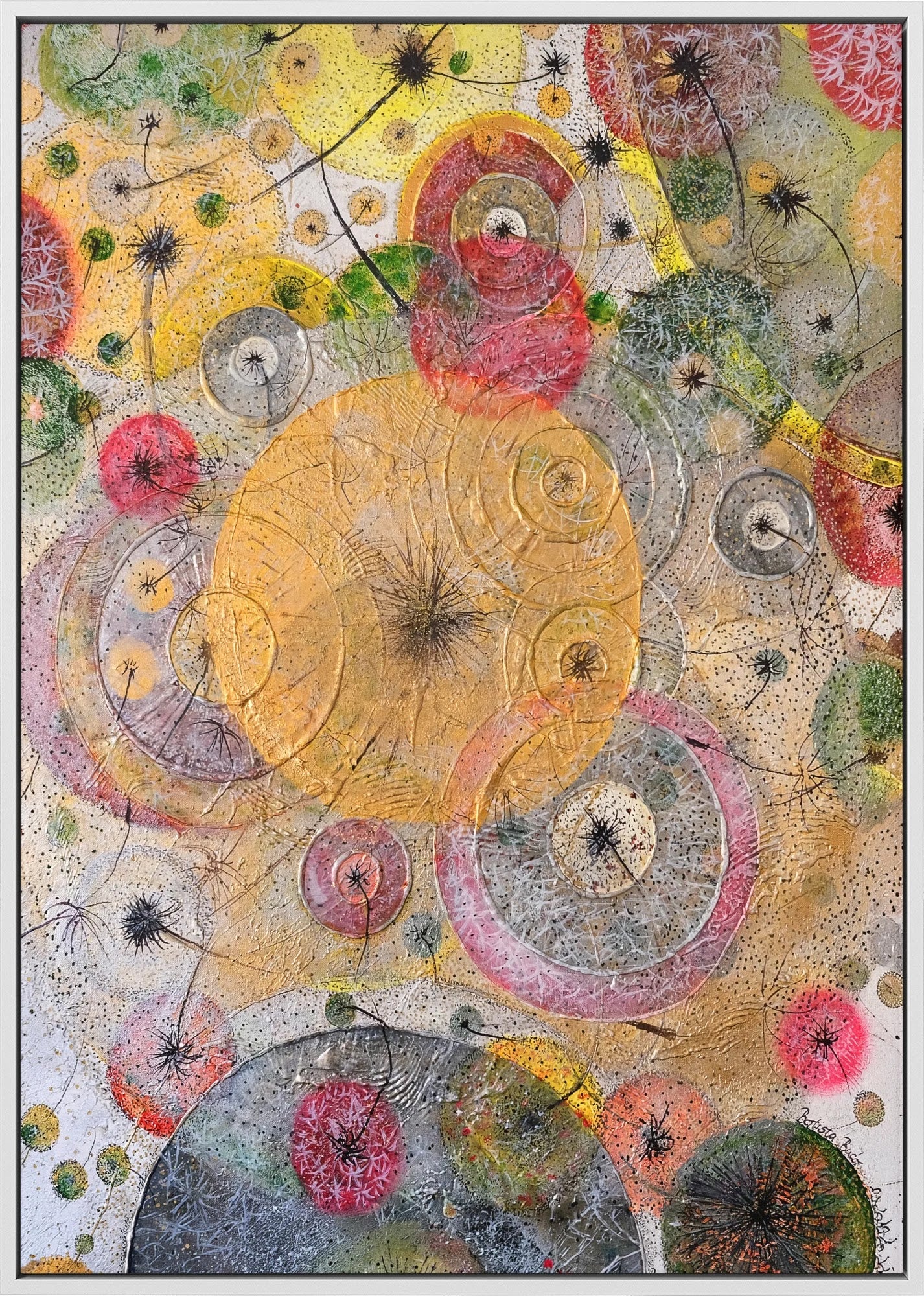Golden Orbits by Dragica Buco — canvas