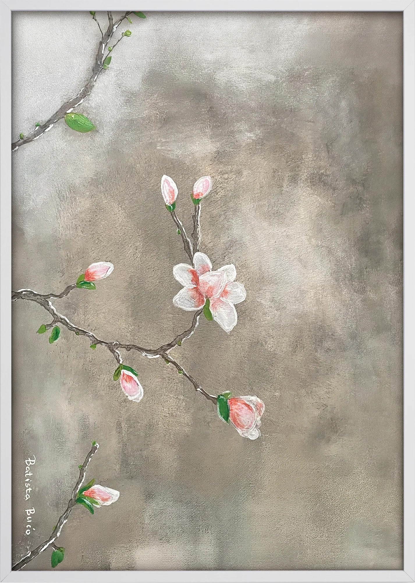 Blossom in Bloom by Dragica Buco — white framed art print
