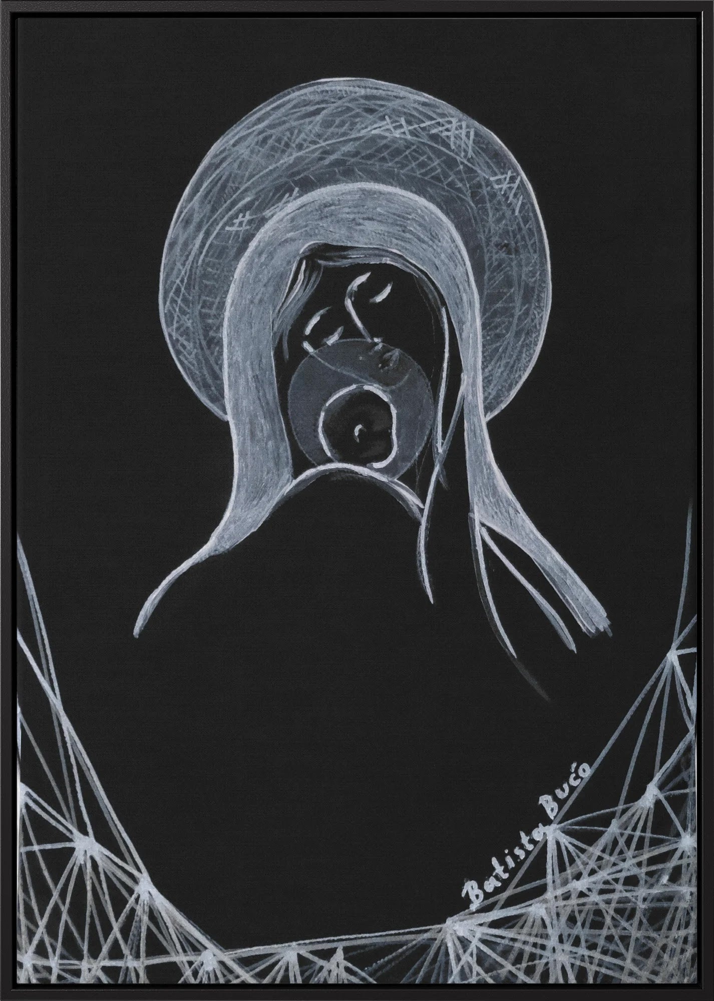 Madonna in Silver Line by Dragica Buco — canvas