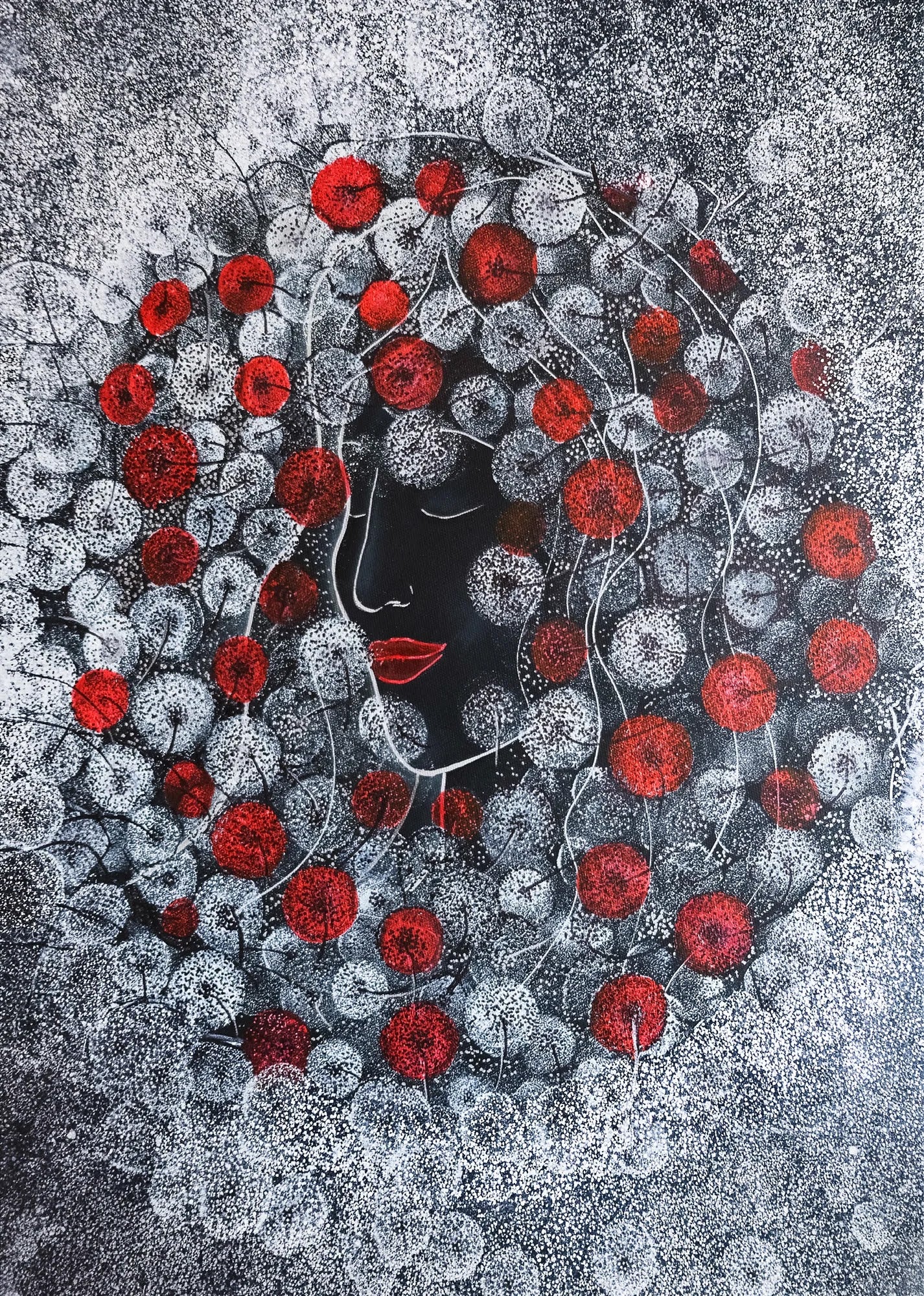 Crimson Reverie by Dragica Buco — unframed art print