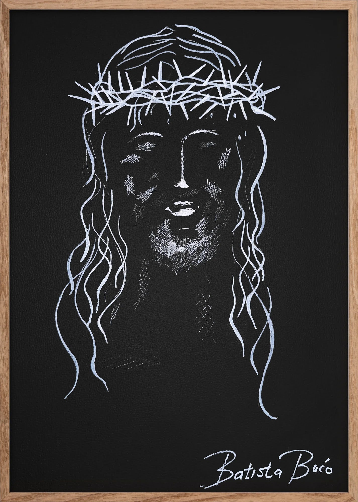 Crown of Thorns by Dragica Buco — natural wood framed art print