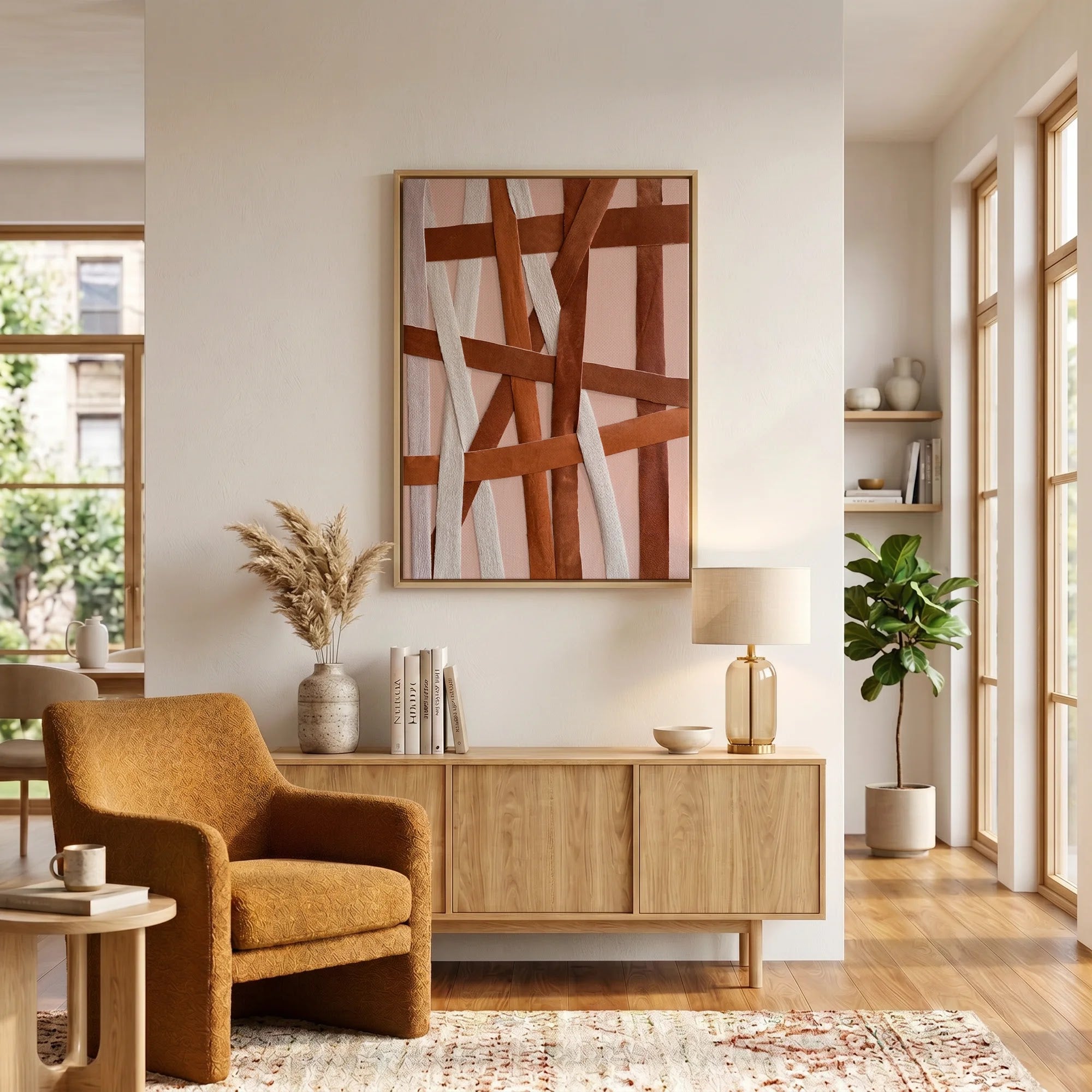 Terracotta Weave by Dragica Buco — canvas