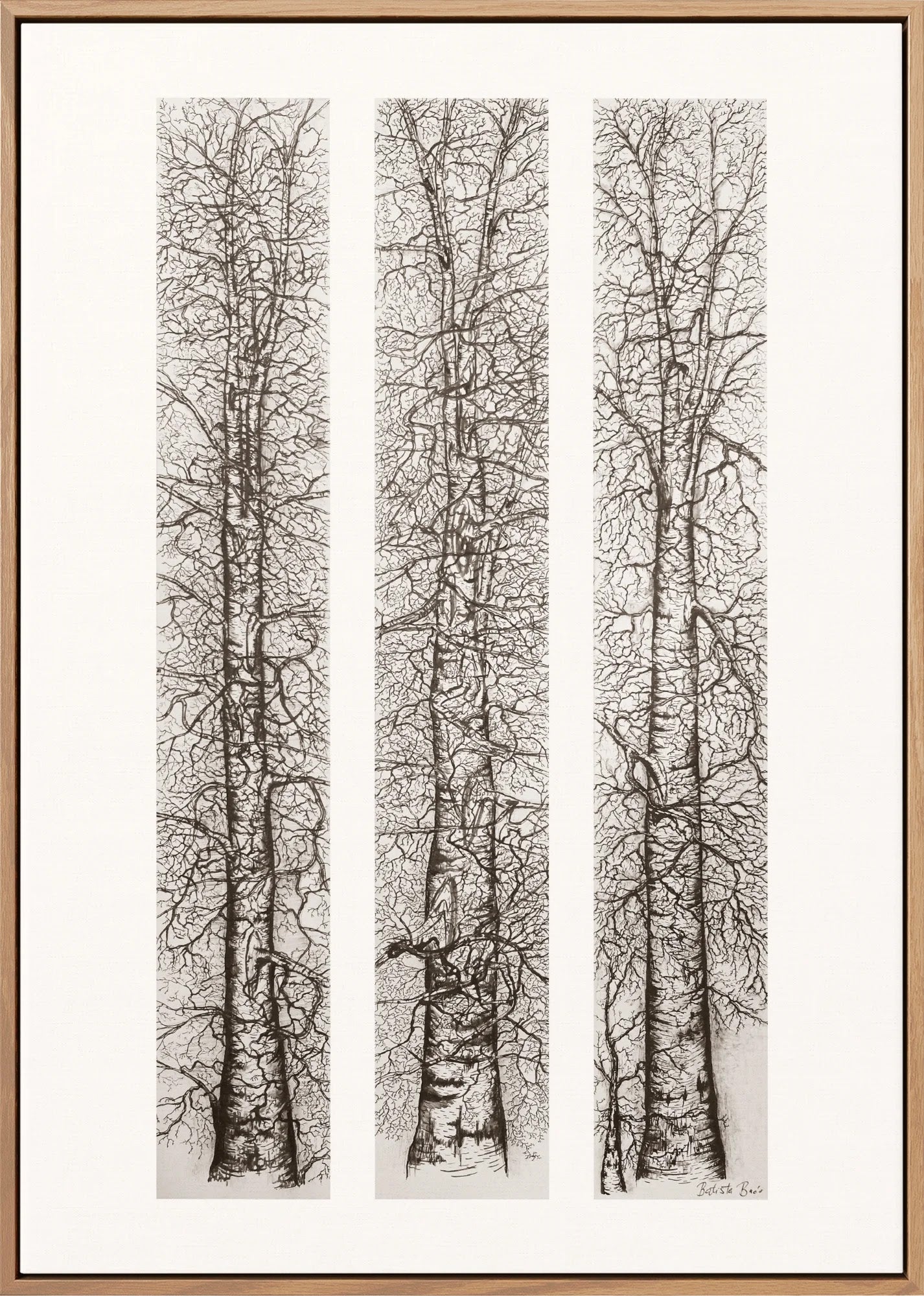 Winter Triptych by Dragica Buco — canvas