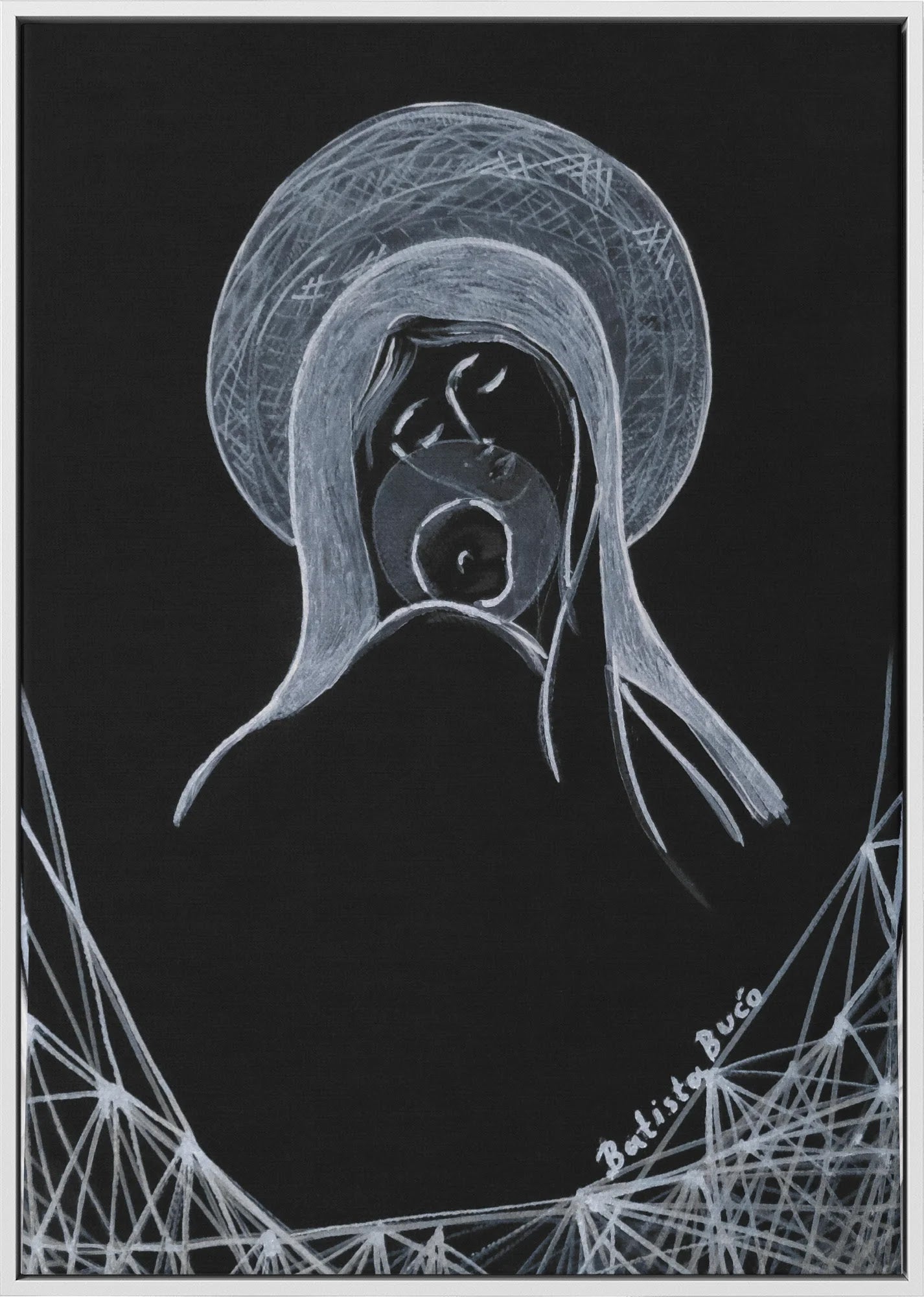 Madonna in Silver Line by Dragica Buco — canvas