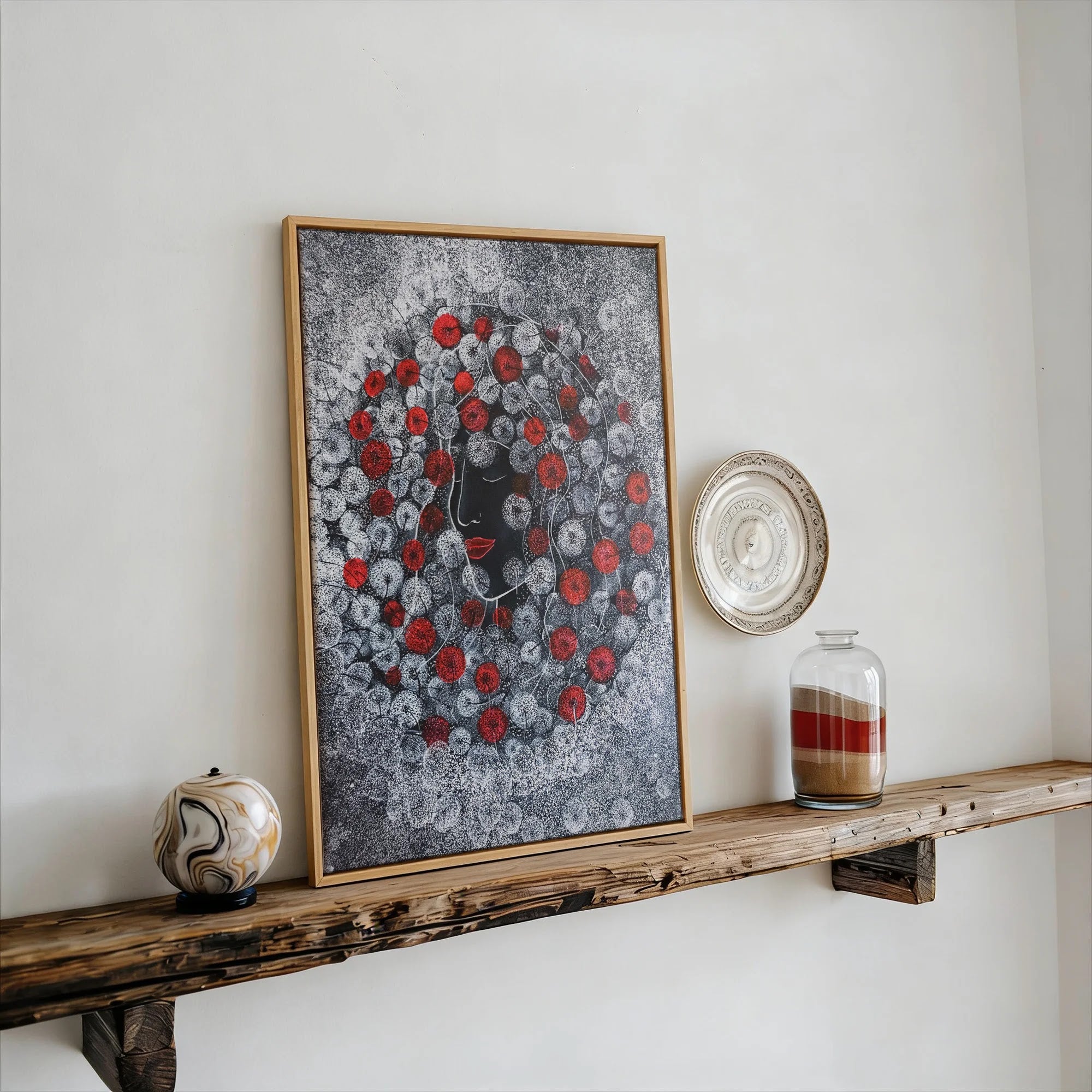 Crimson Reverie by Dragica Buco — canvas