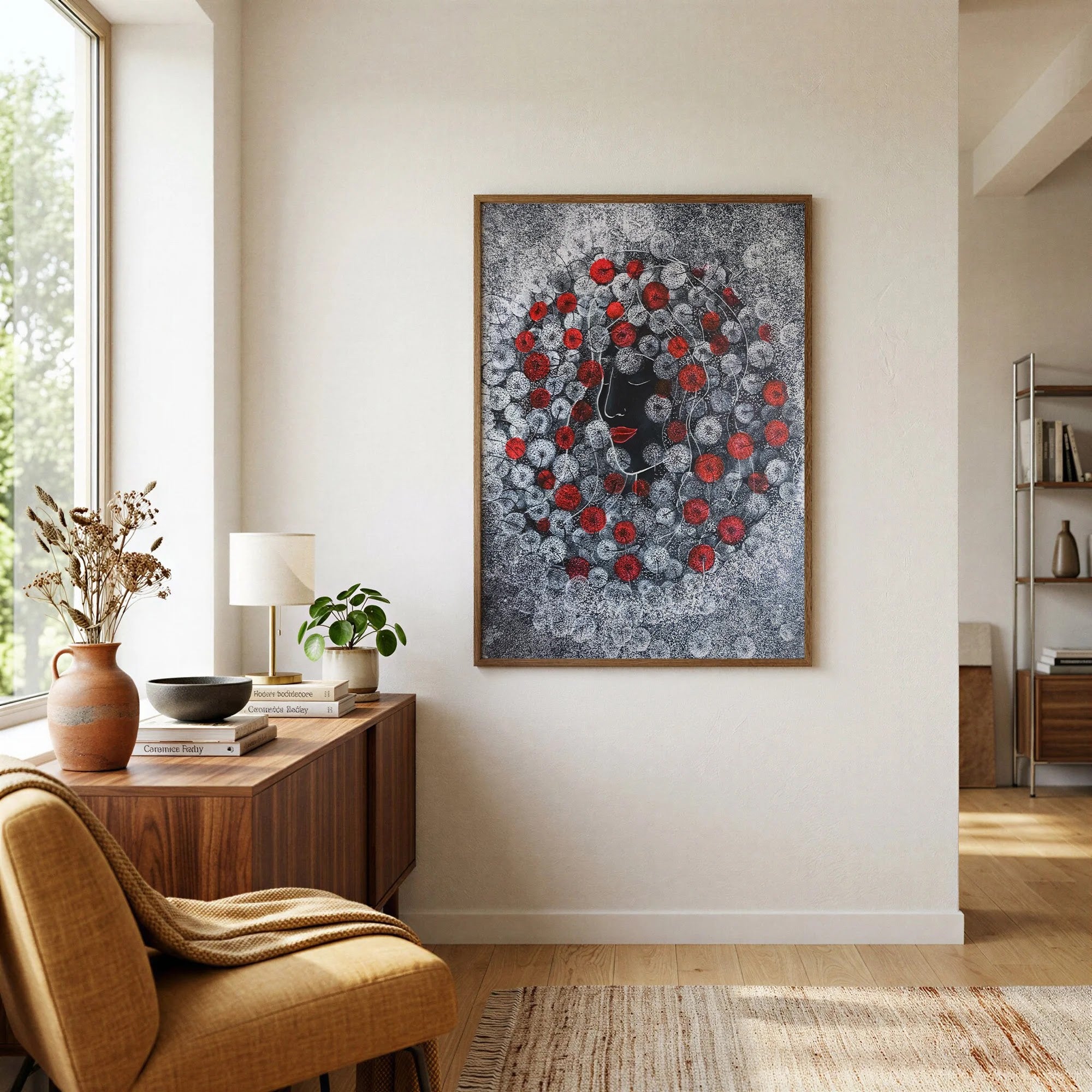 Crimson Reverie by Dragica Buco — lifestyle context art print