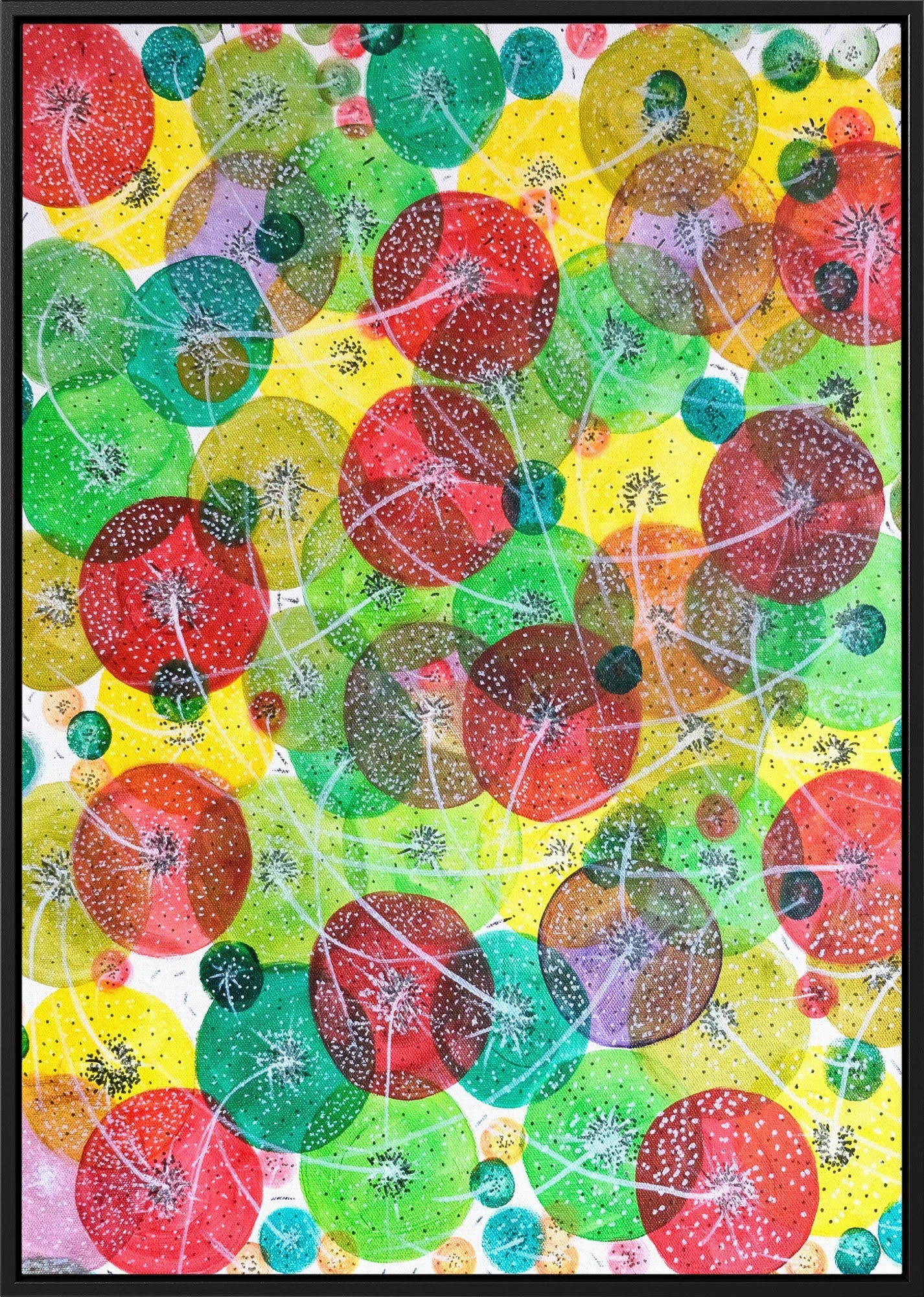 Verdant Dandelion Glow by Dragica Buco — canvas