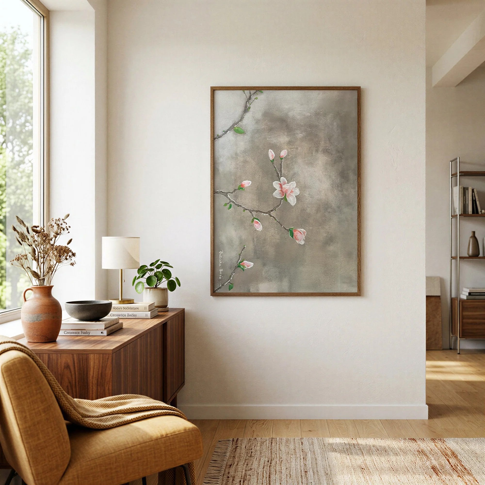 Blossom in Bloom by Dragica Buco — lifestyle mockup art print
