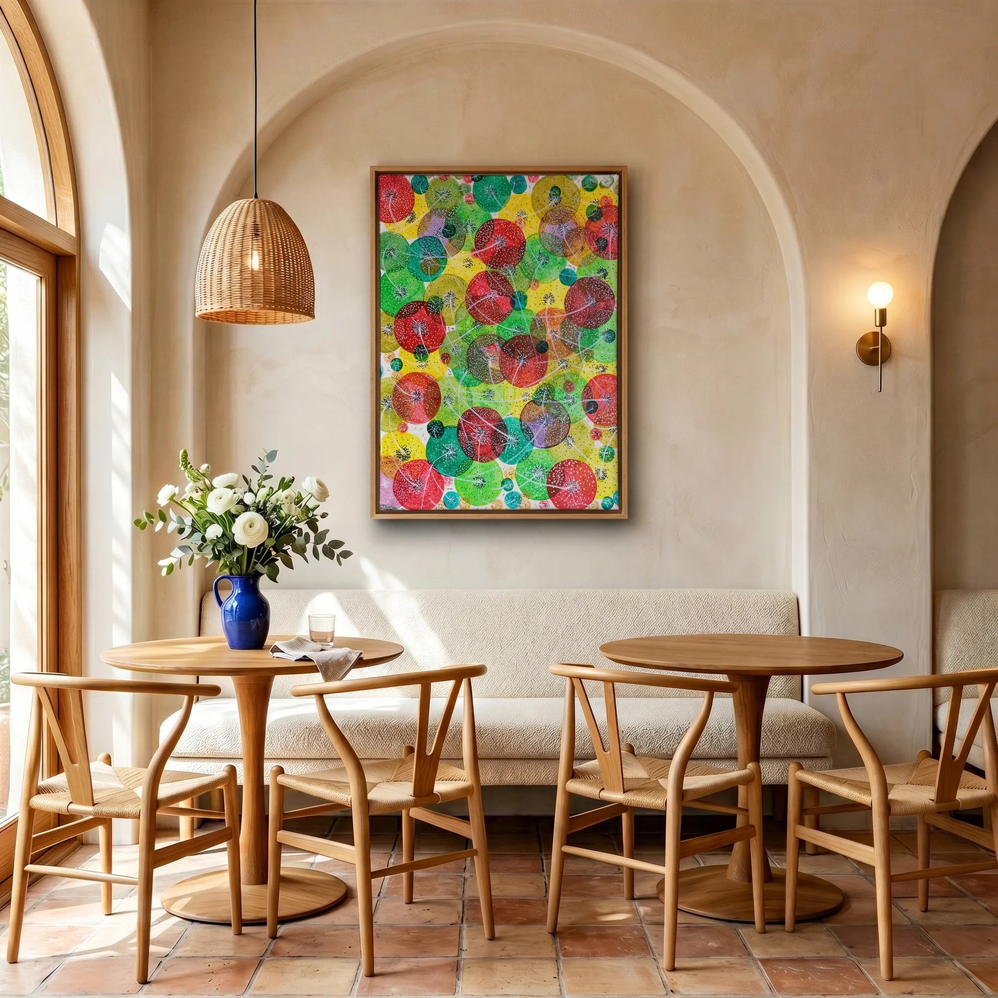 Verdant Dandelion Glow by Dragica Buco — canvas