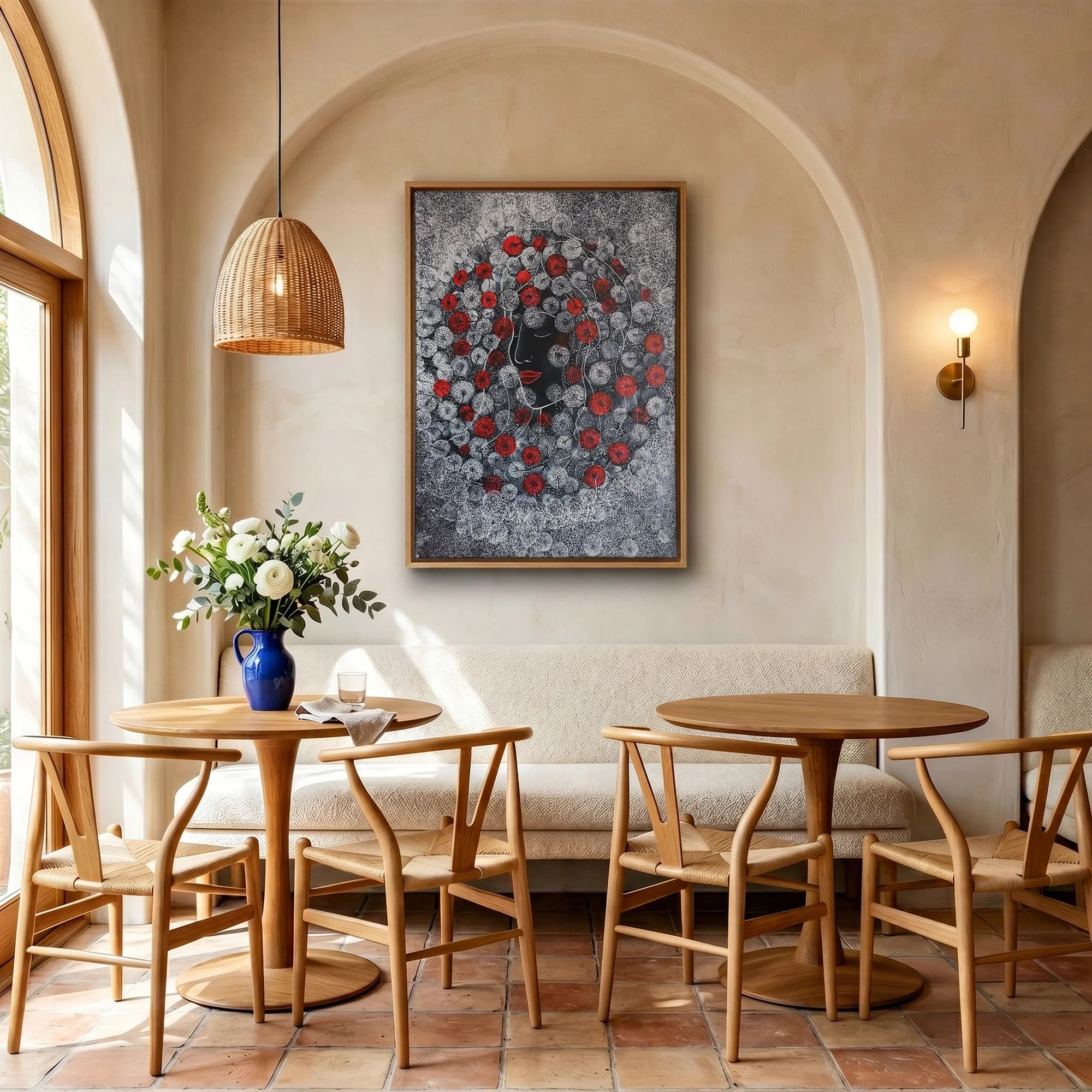 Crimson Reverie by Dragica Buco — canvas