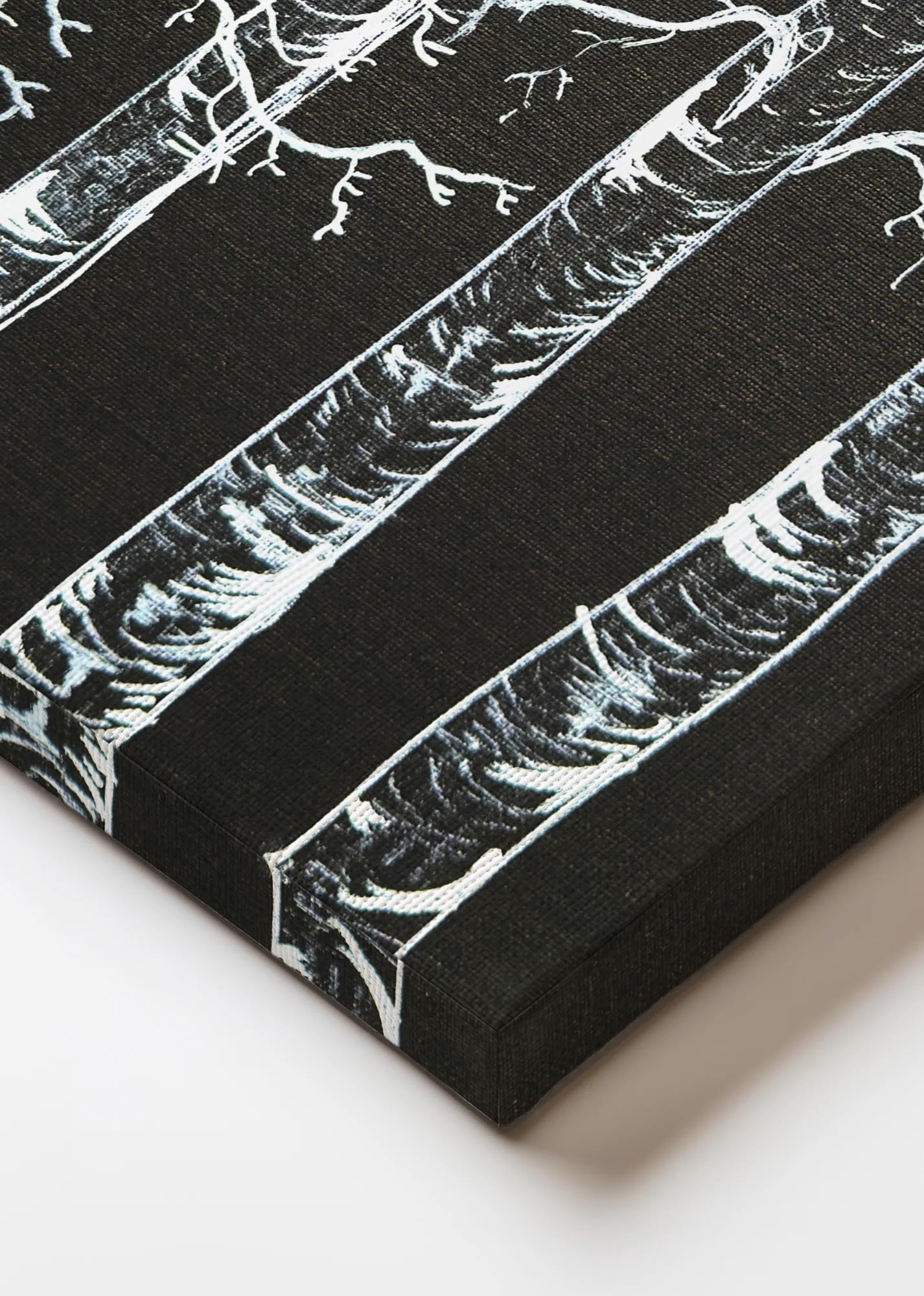 Birches at Midnight by Dragica Buco — canvas