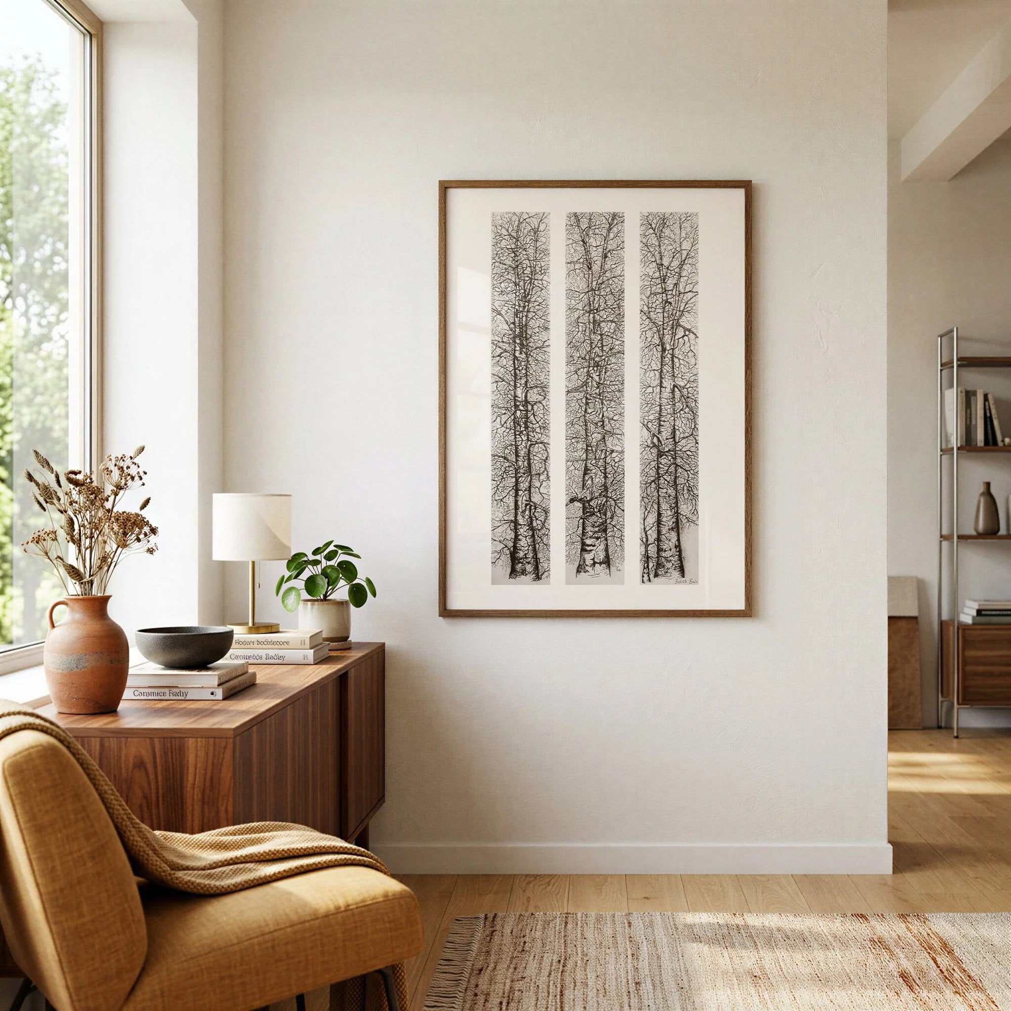Winter Triptych by Dragica Buco — lifestyle interior art print